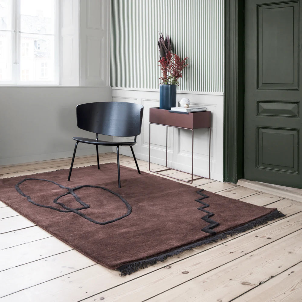 HERMAN LOUNGE black armchair