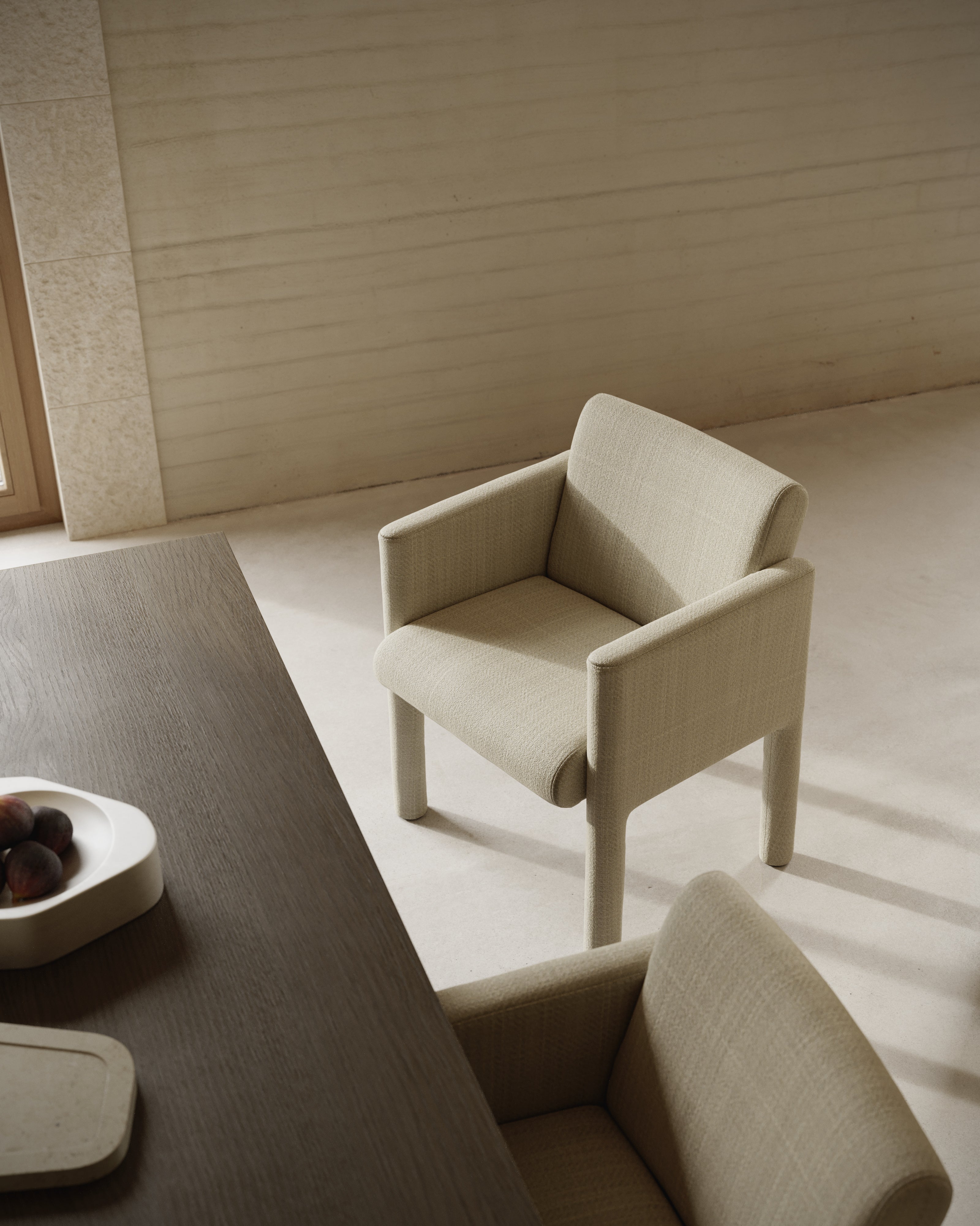 ION upholstered armchair