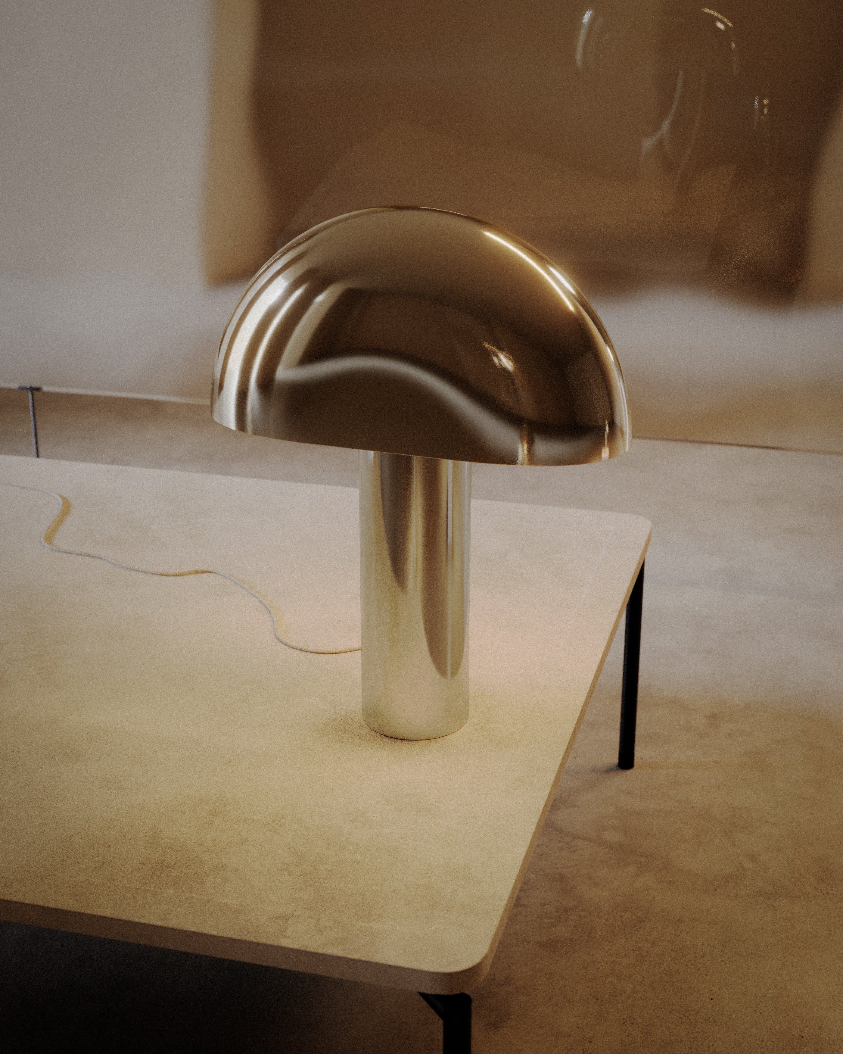 Tischlampe AGLOW Nickel