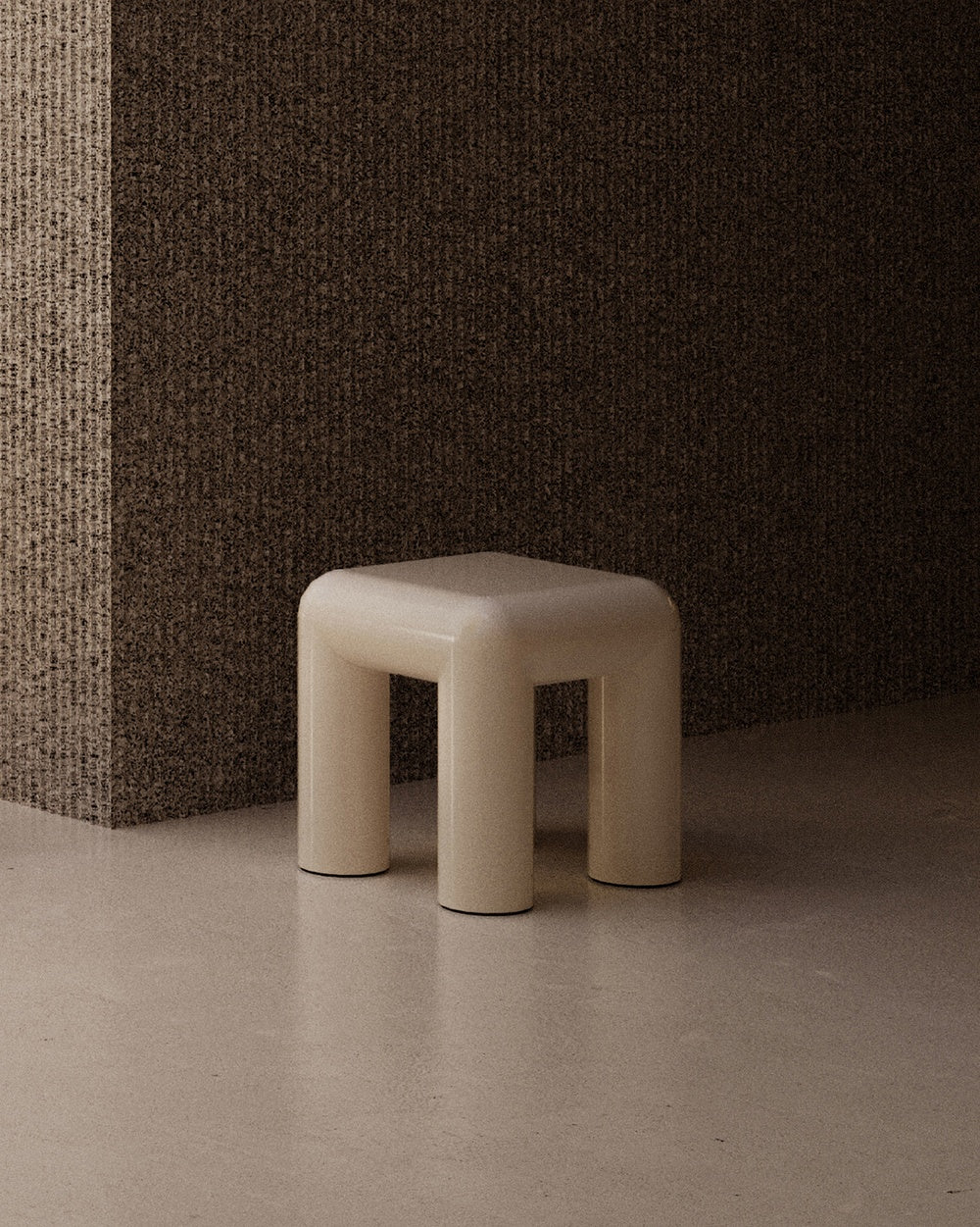 CUBIO Light Beige Side Table