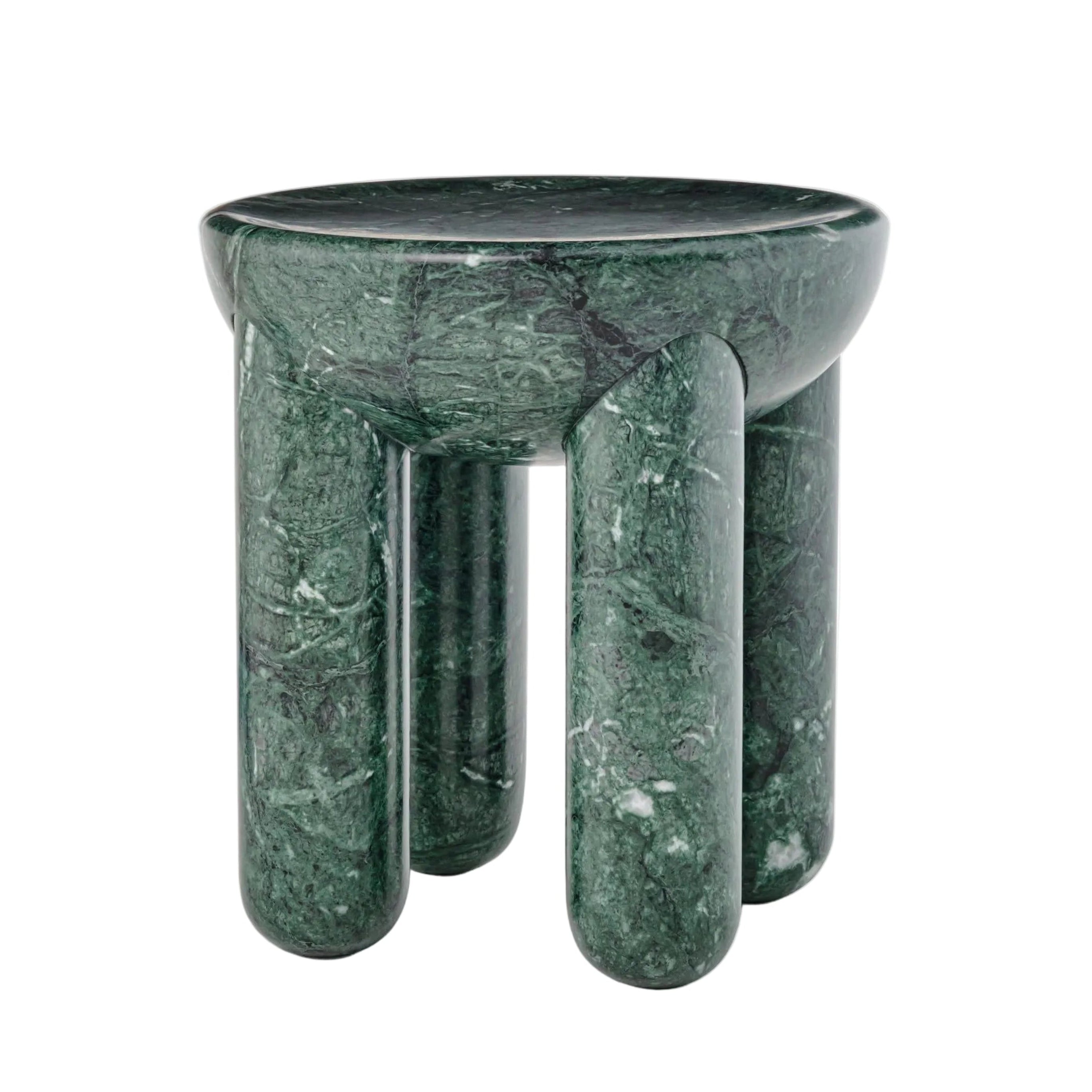 Kaffeetisch FREYJA 3 - NUMMERIERTE EDITION grüner Marmor
