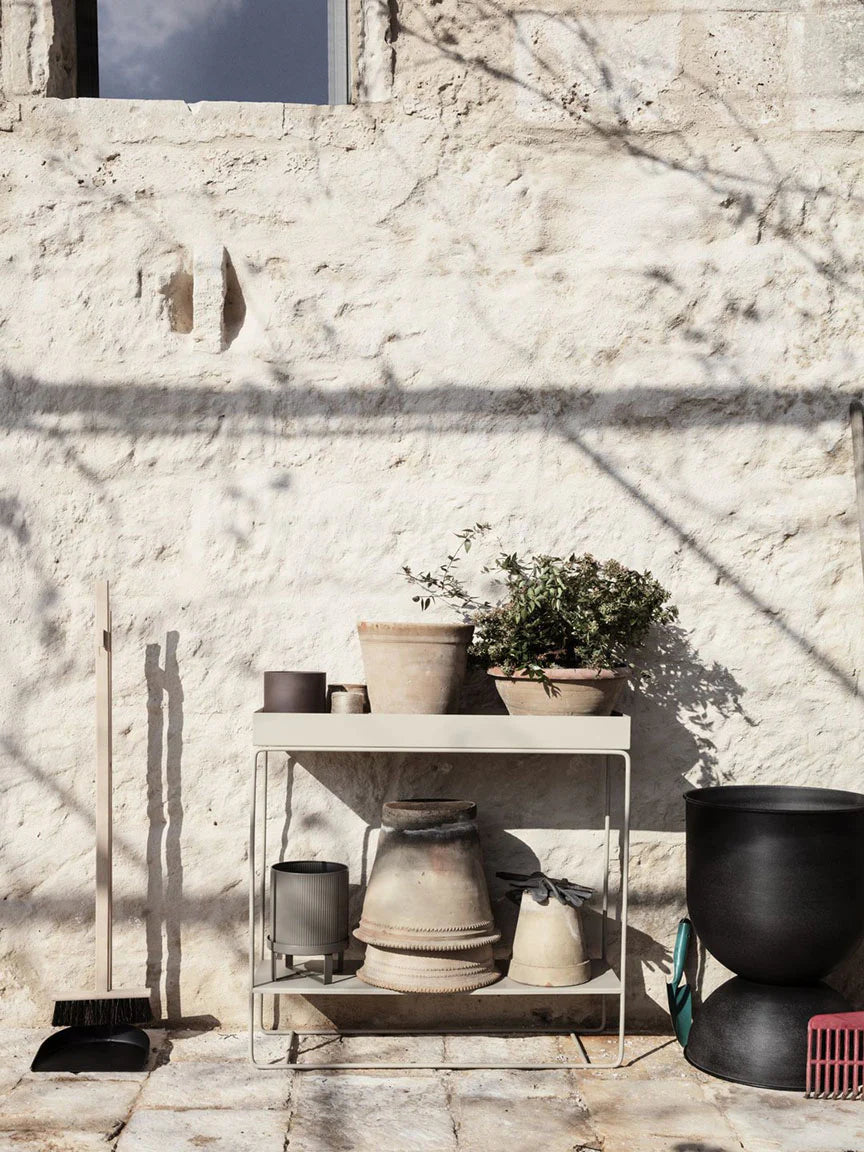 Konsola PLANT BOX TWEE-LAGEN lichtgrijs