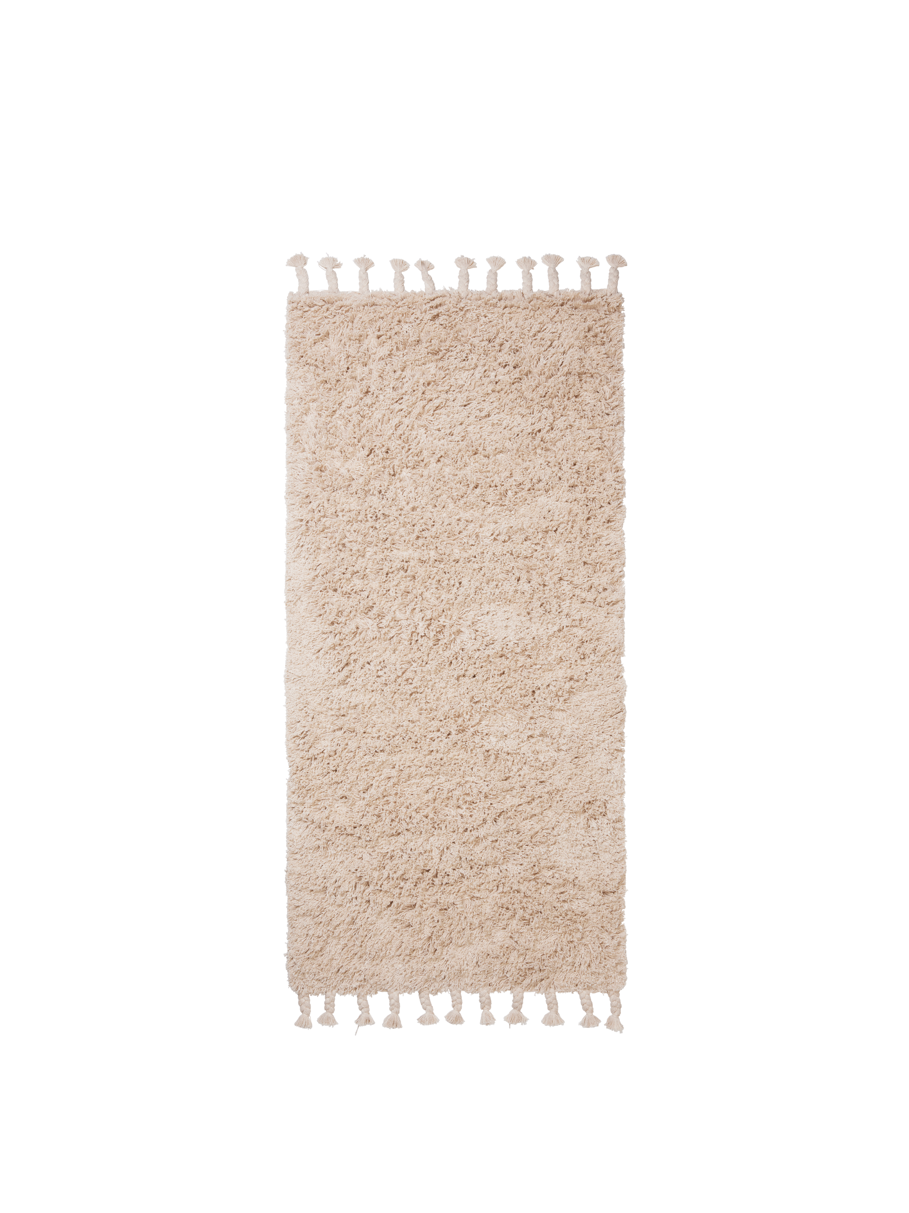 Vloerkleed AMASS LANGE HAAR beige met lange vezels