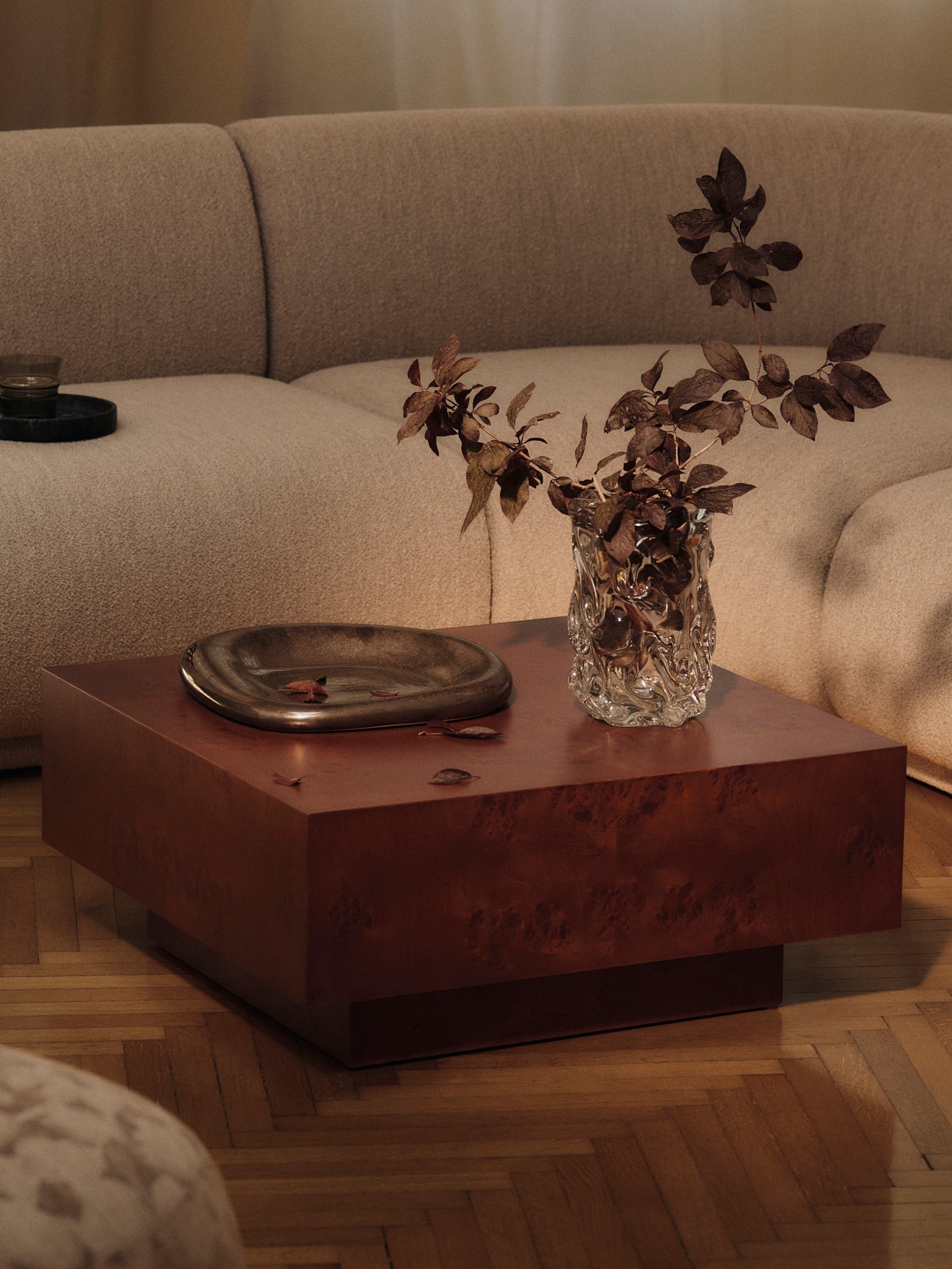 Vaas VIRELLE geblazen glas
