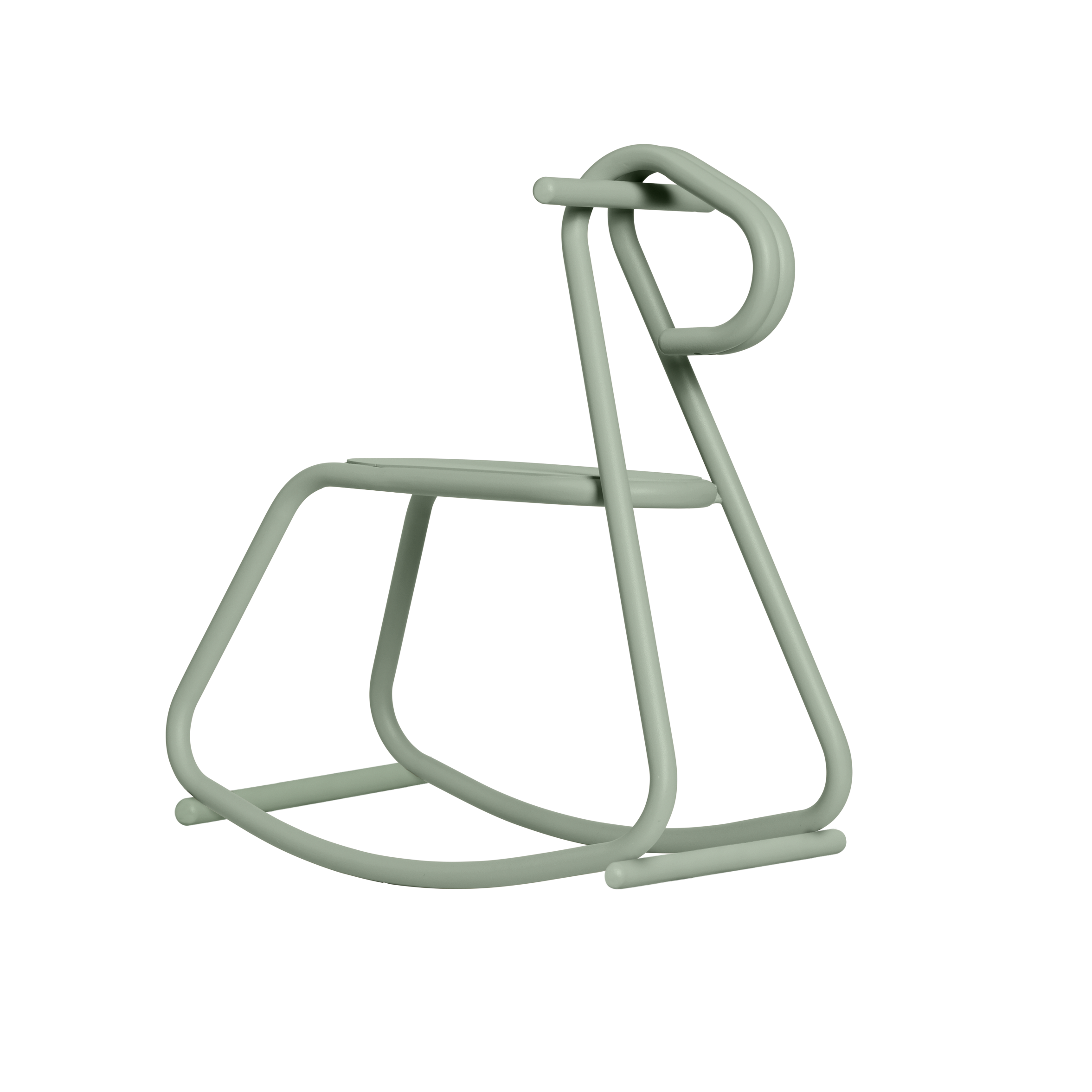 LUSSI green rocking horse for children