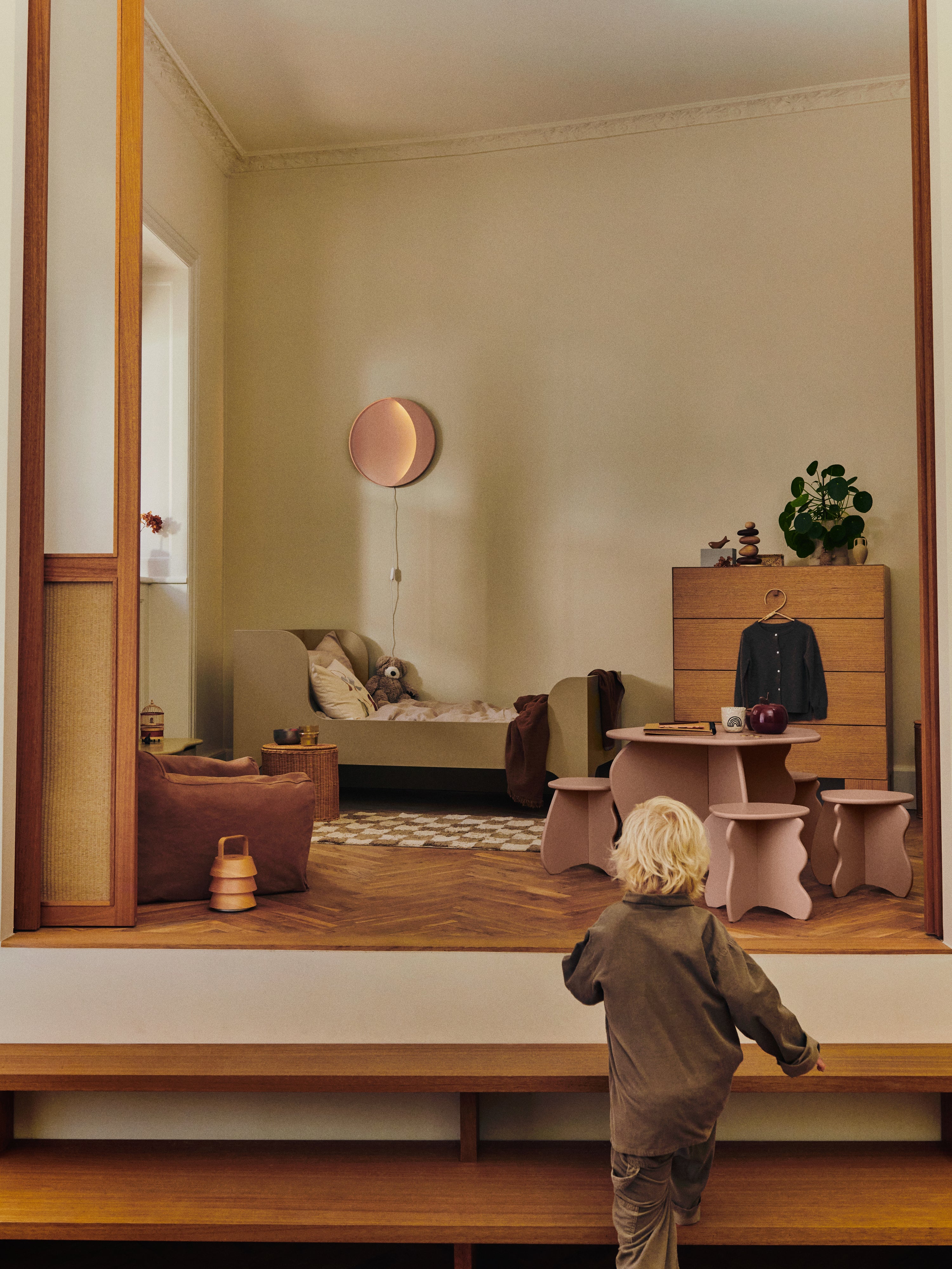 Wandleuchte NEBA rosa