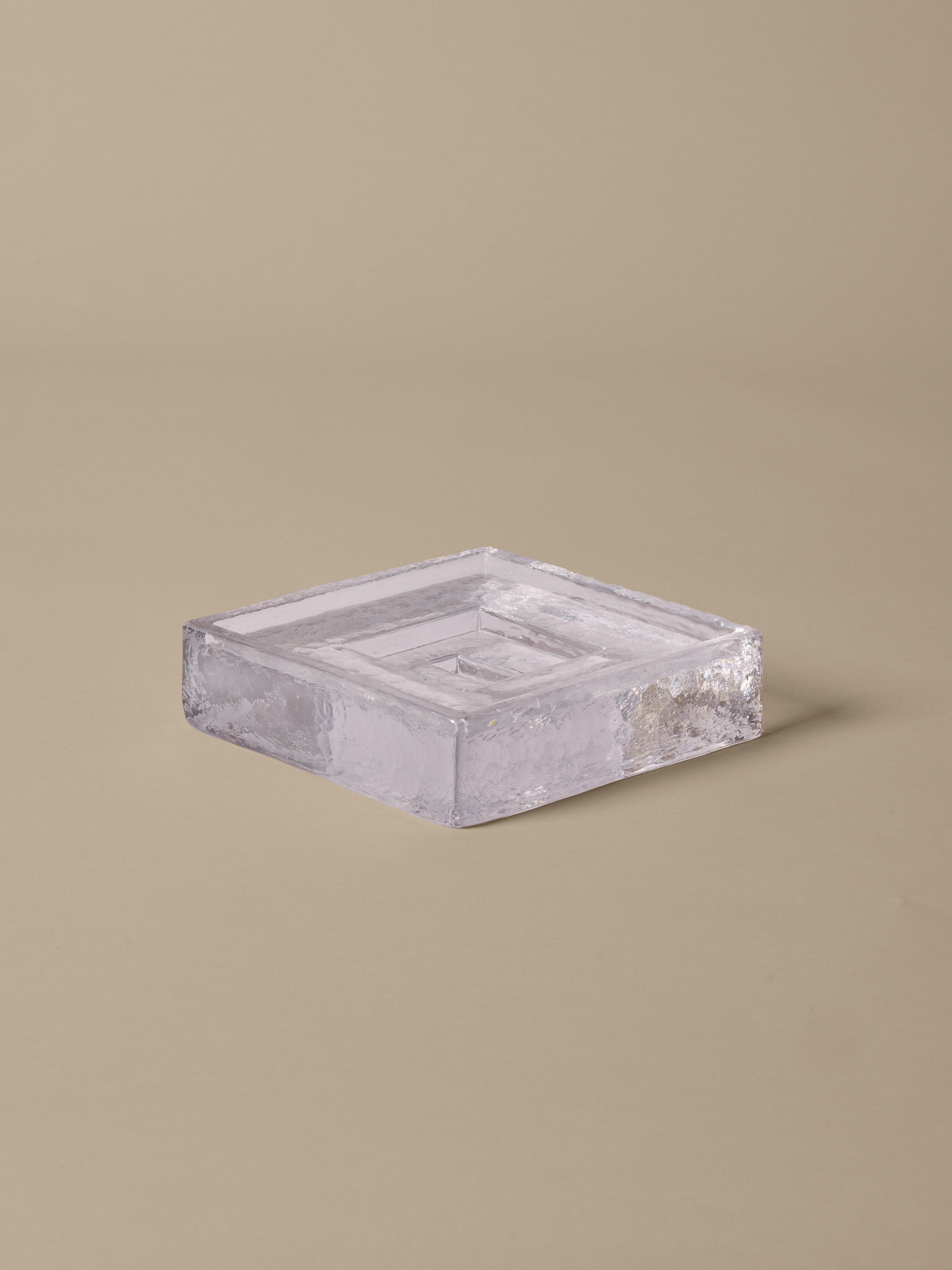 Square Candle Holder GRADIA Glass