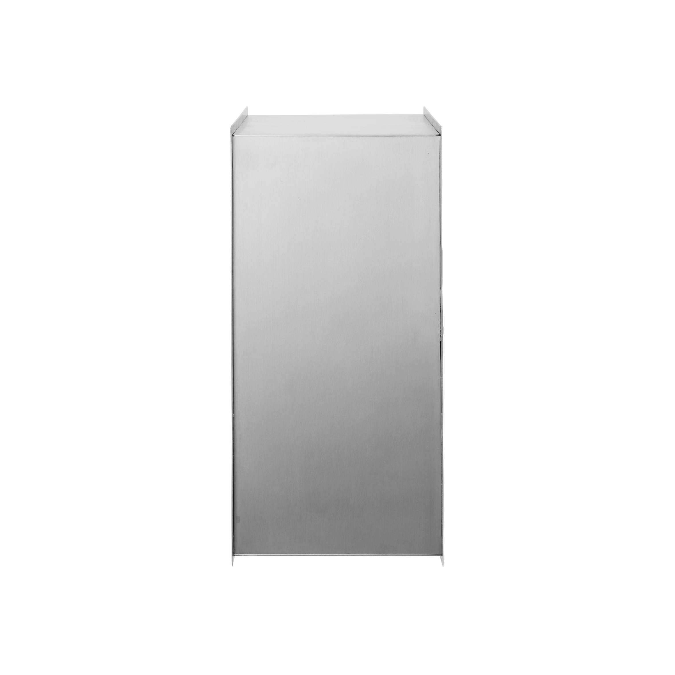 SAMA brushed steel trash can