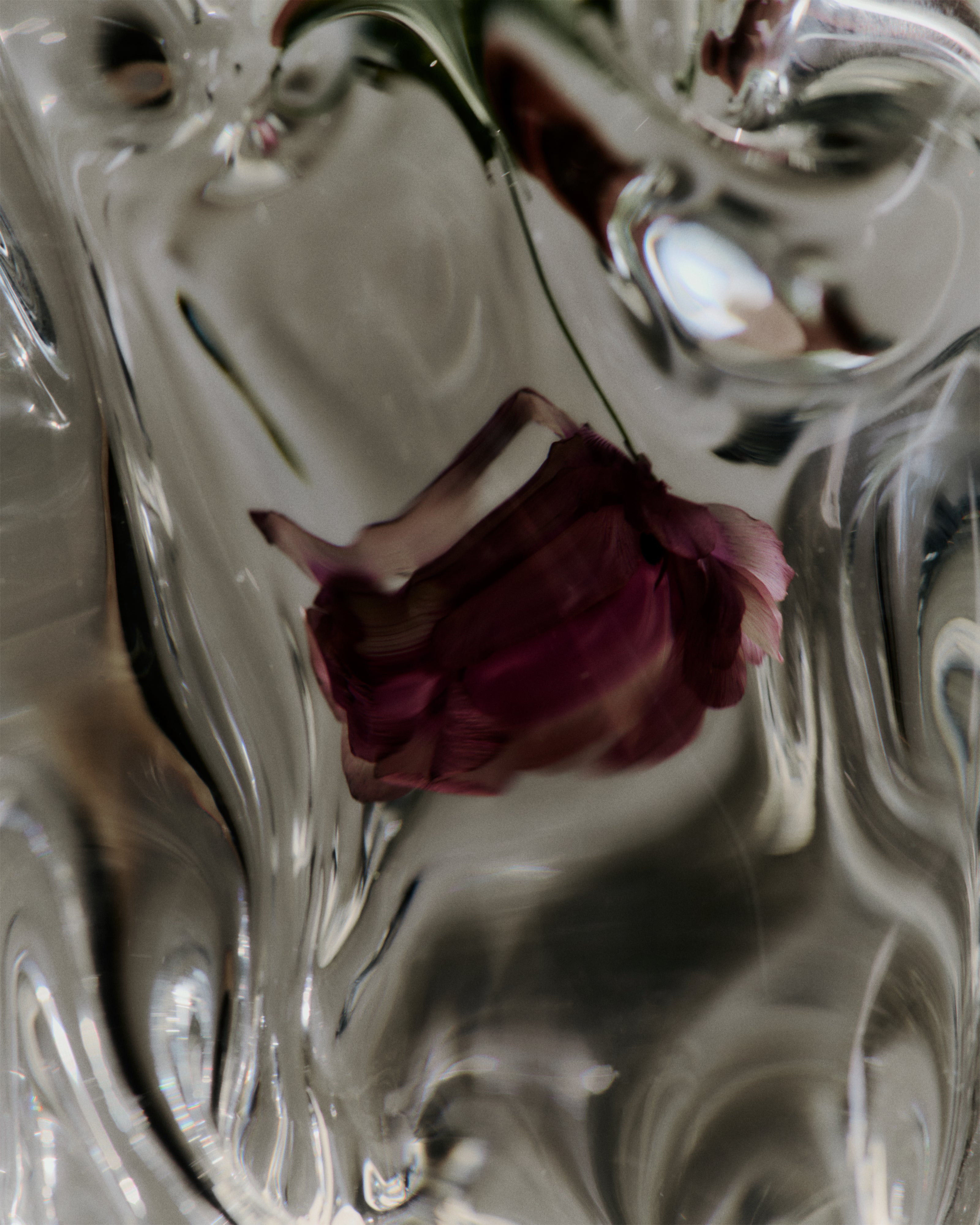 Vaas VIRELLE geblazen glas