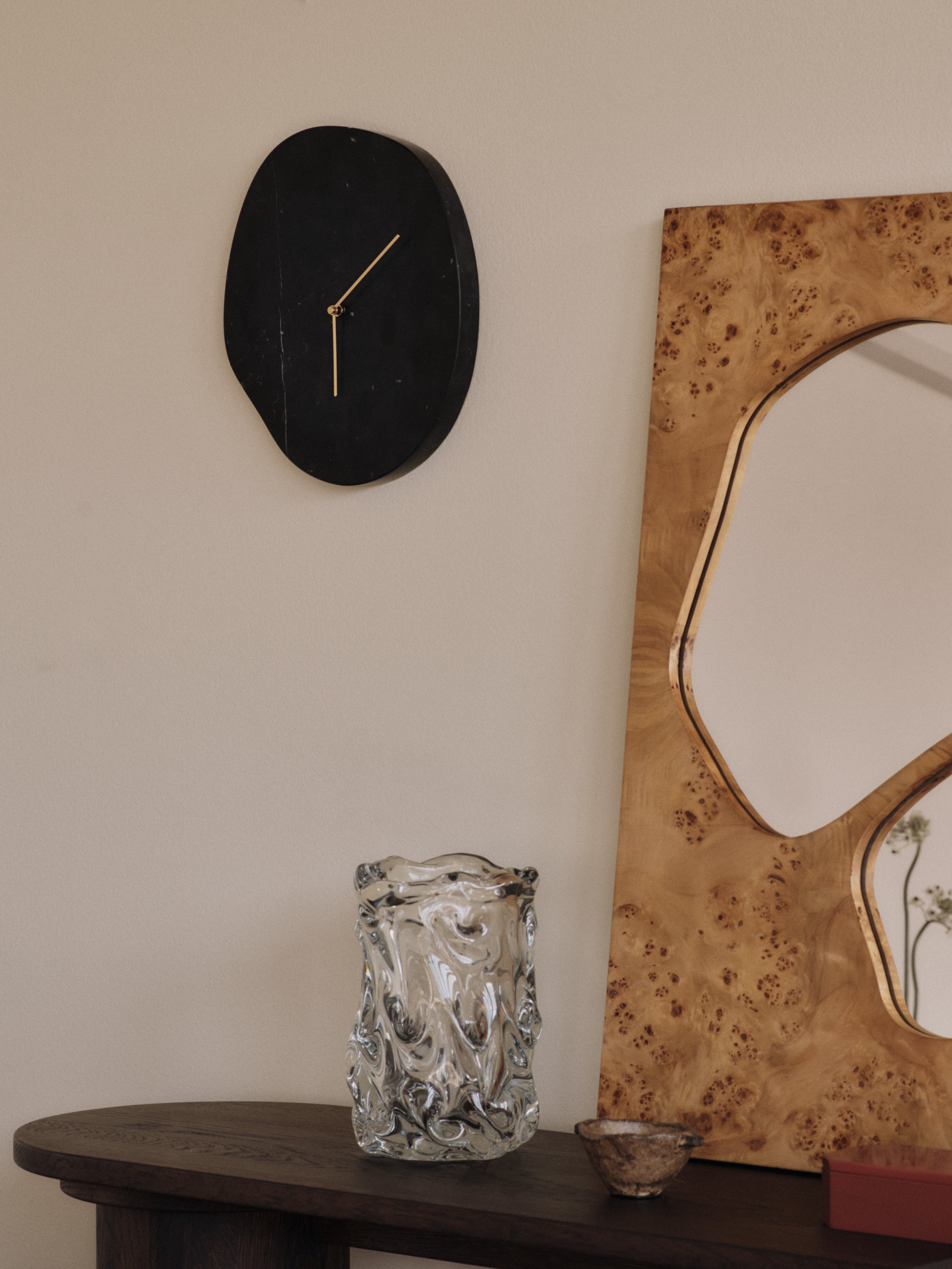 MELT black wall clock