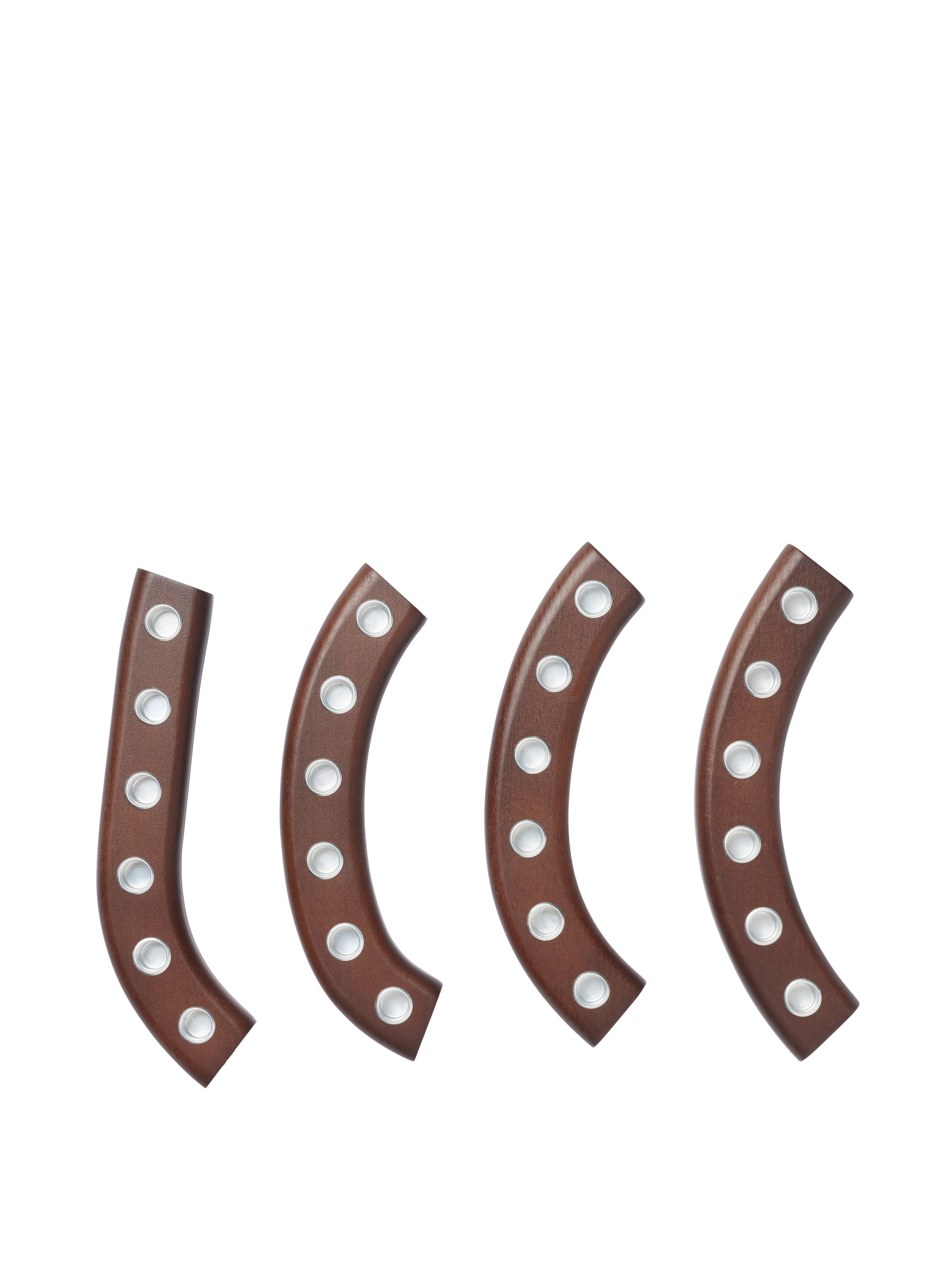 ORI Candle Holder Dark Brown Beech Wood