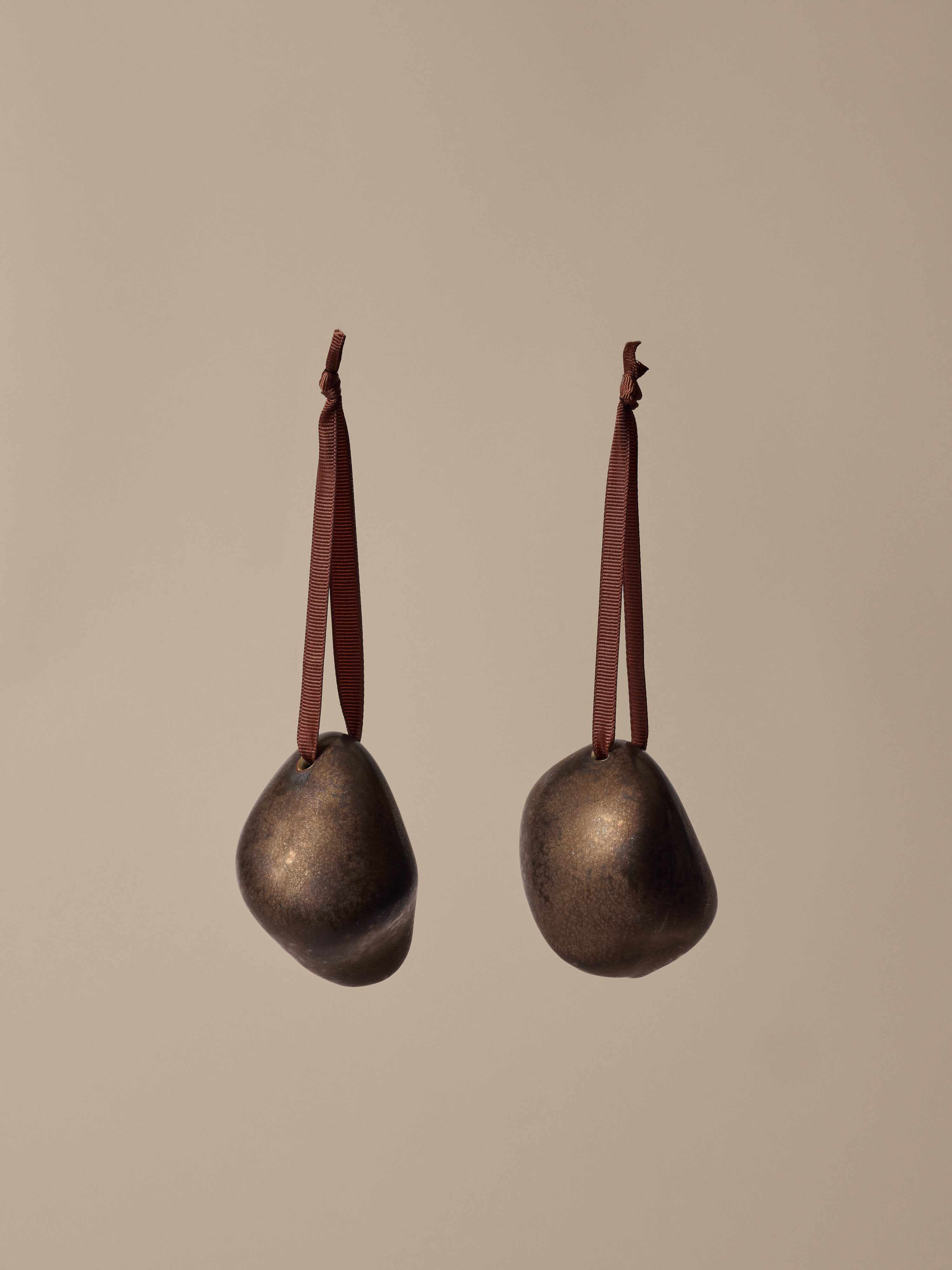 BELLURE kerstversieringen set bruin
