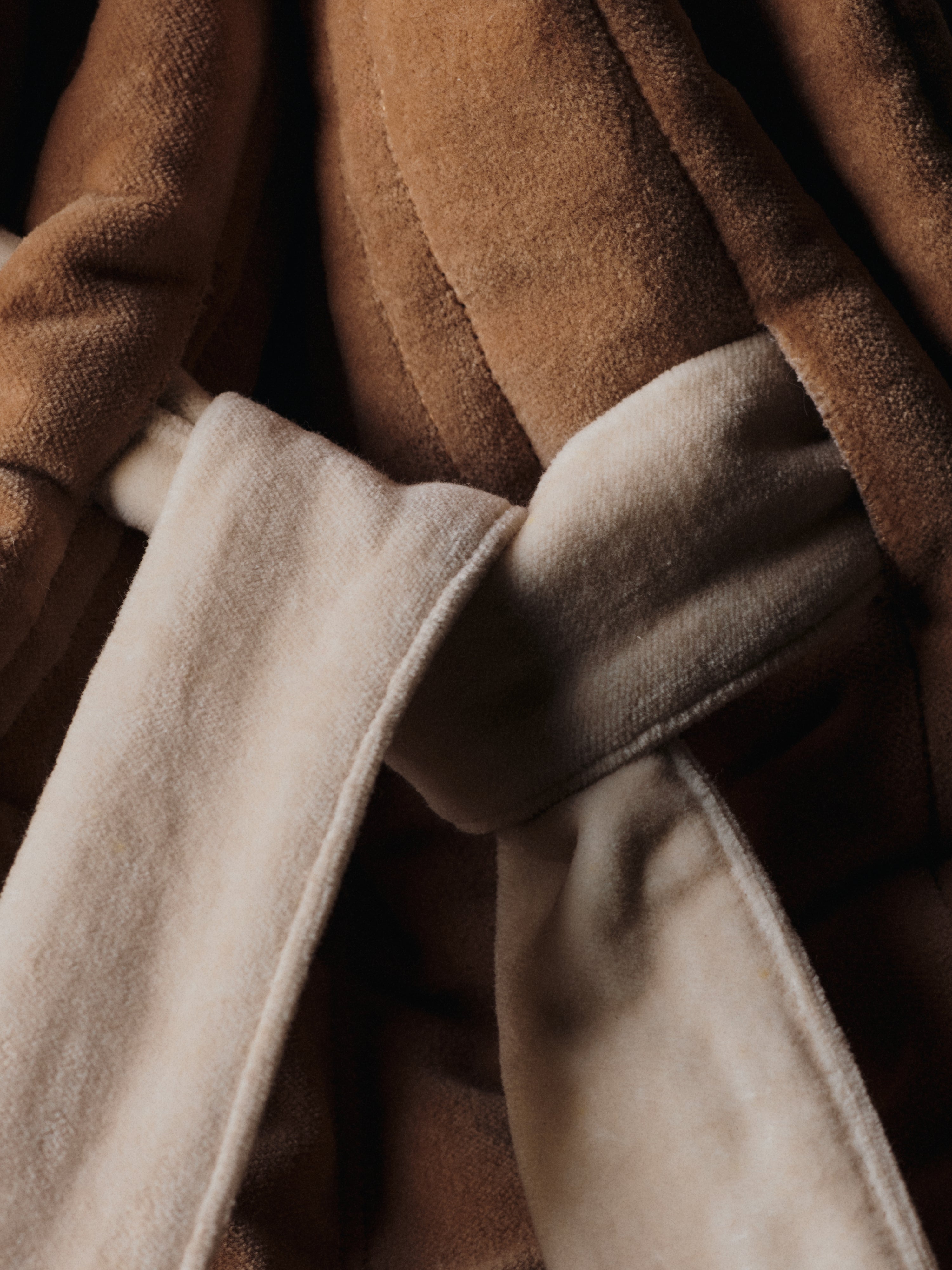 Cadeauzak VARI GEQUILTED ZAK bruin met wit