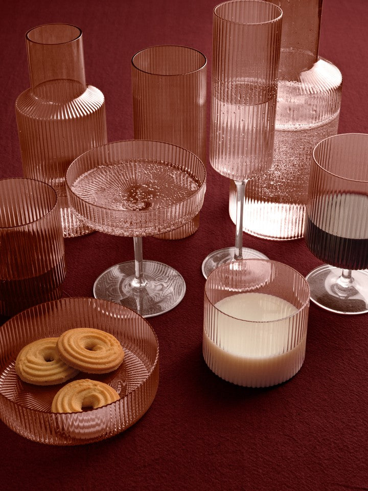 Karaf Rimpeling handgeblazen glas