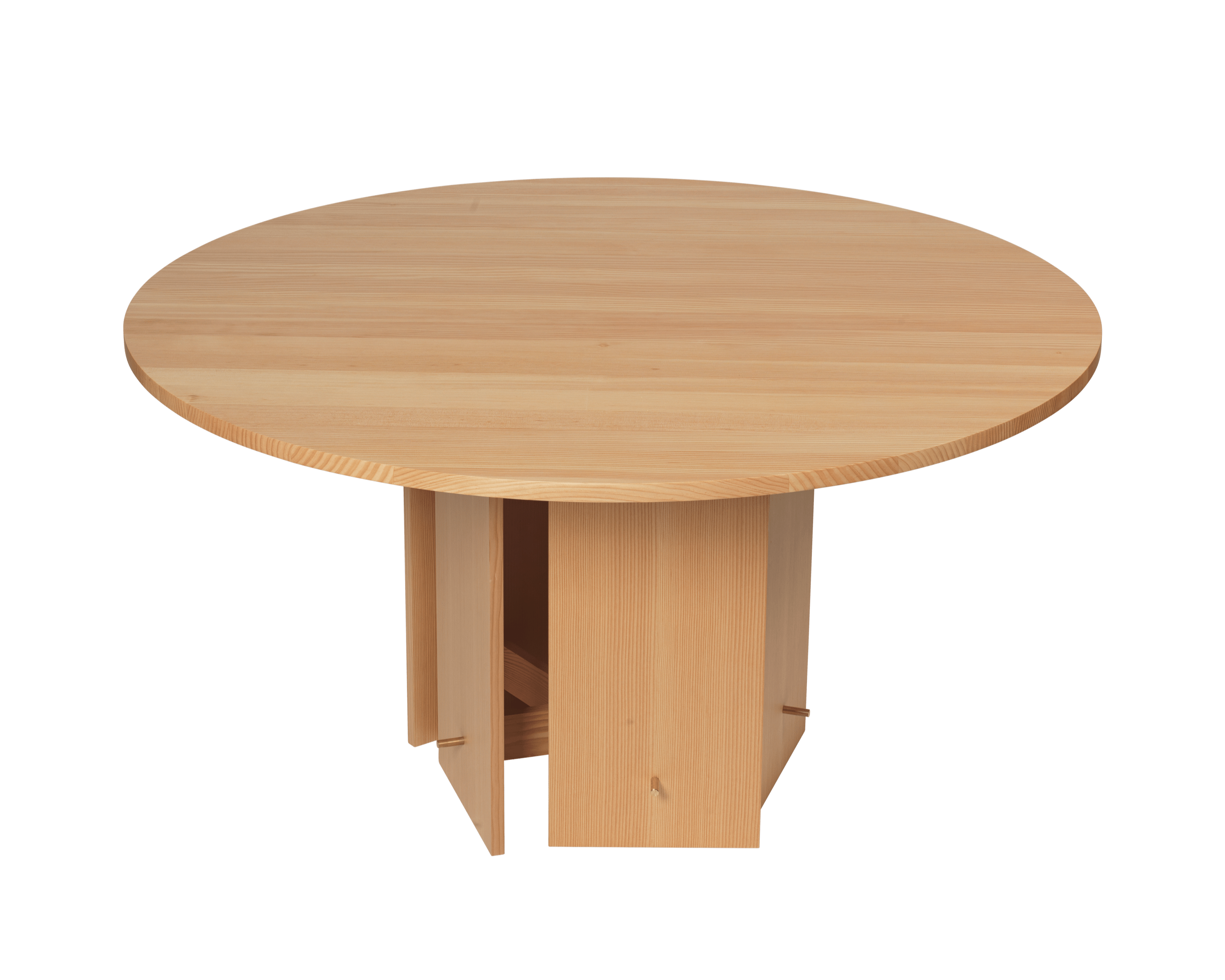 Ronde tafel AUKKO van massief dagleihout