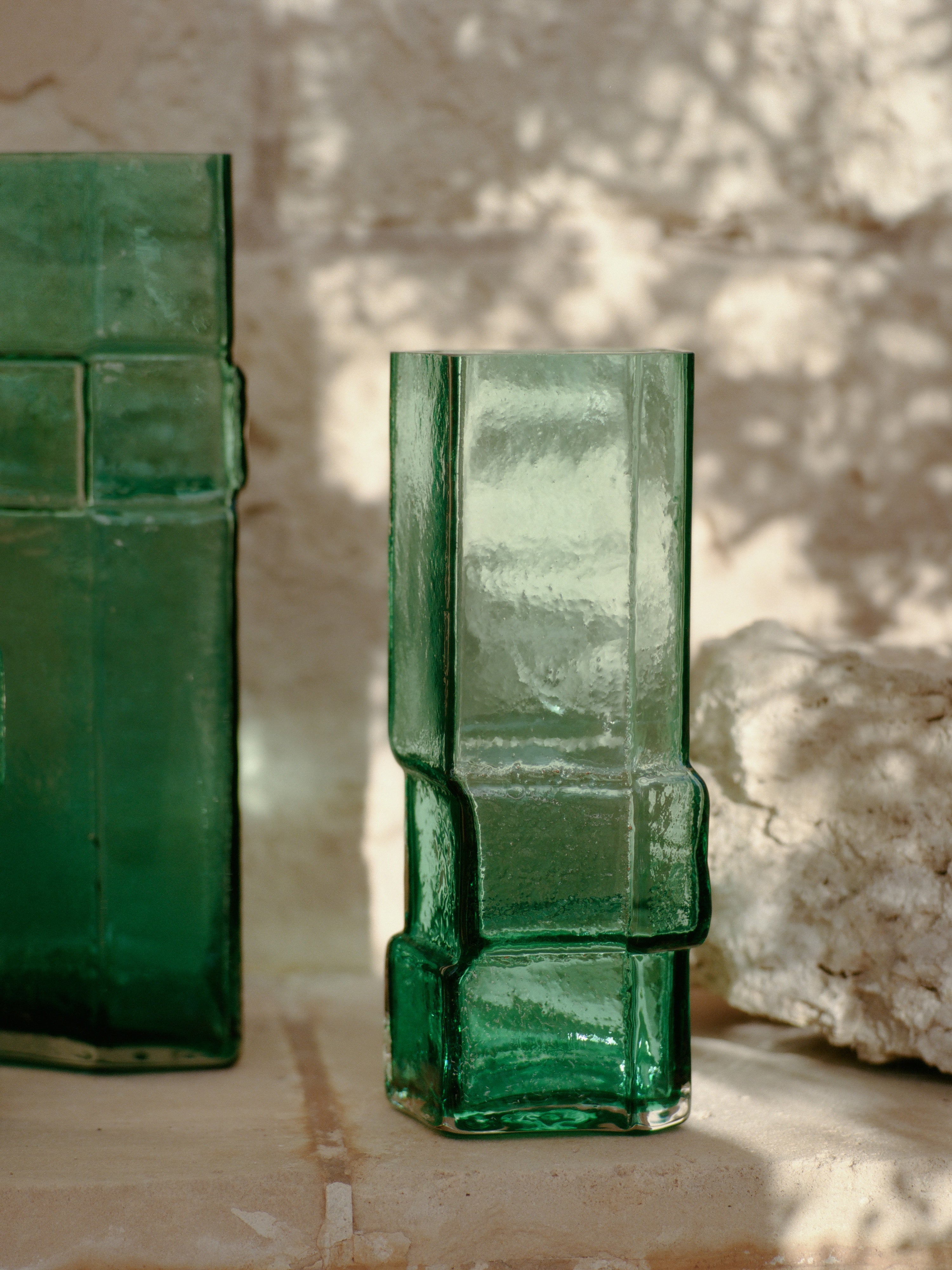 Wazon MURO zielone szkło – ferm LIVING
