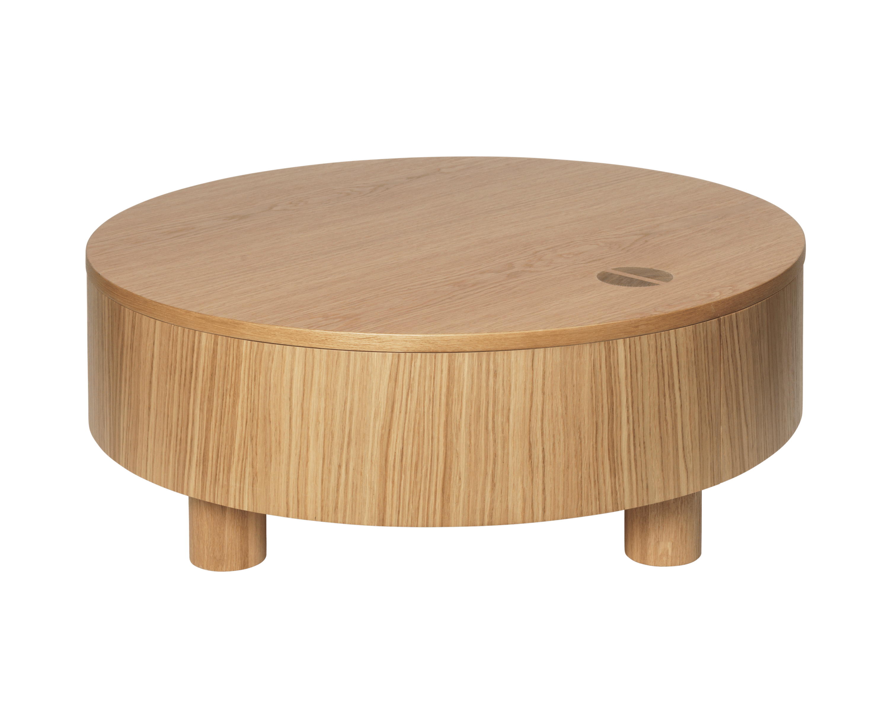 Stolik OLLES lackiert Eichenfurnier