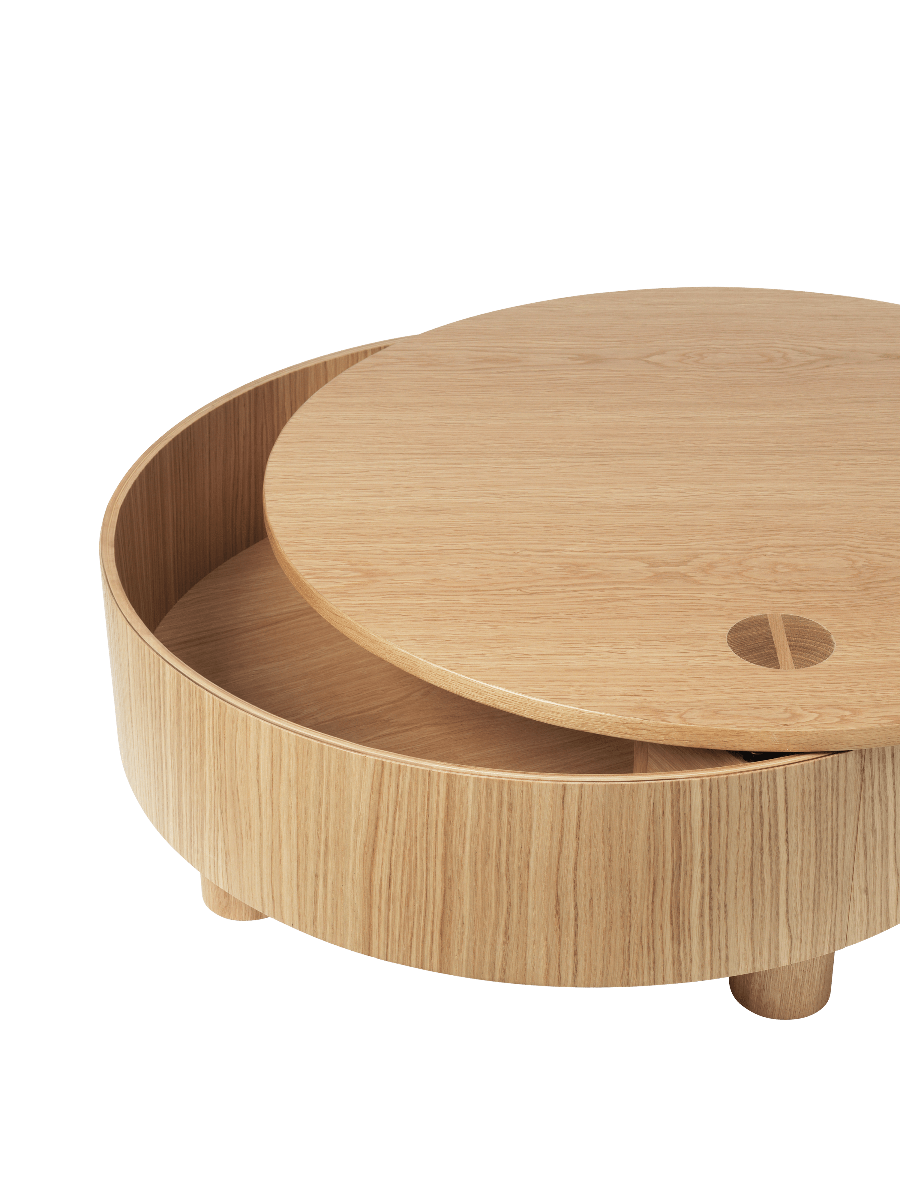 Stolik OLLES lackiert Eichenfurnier