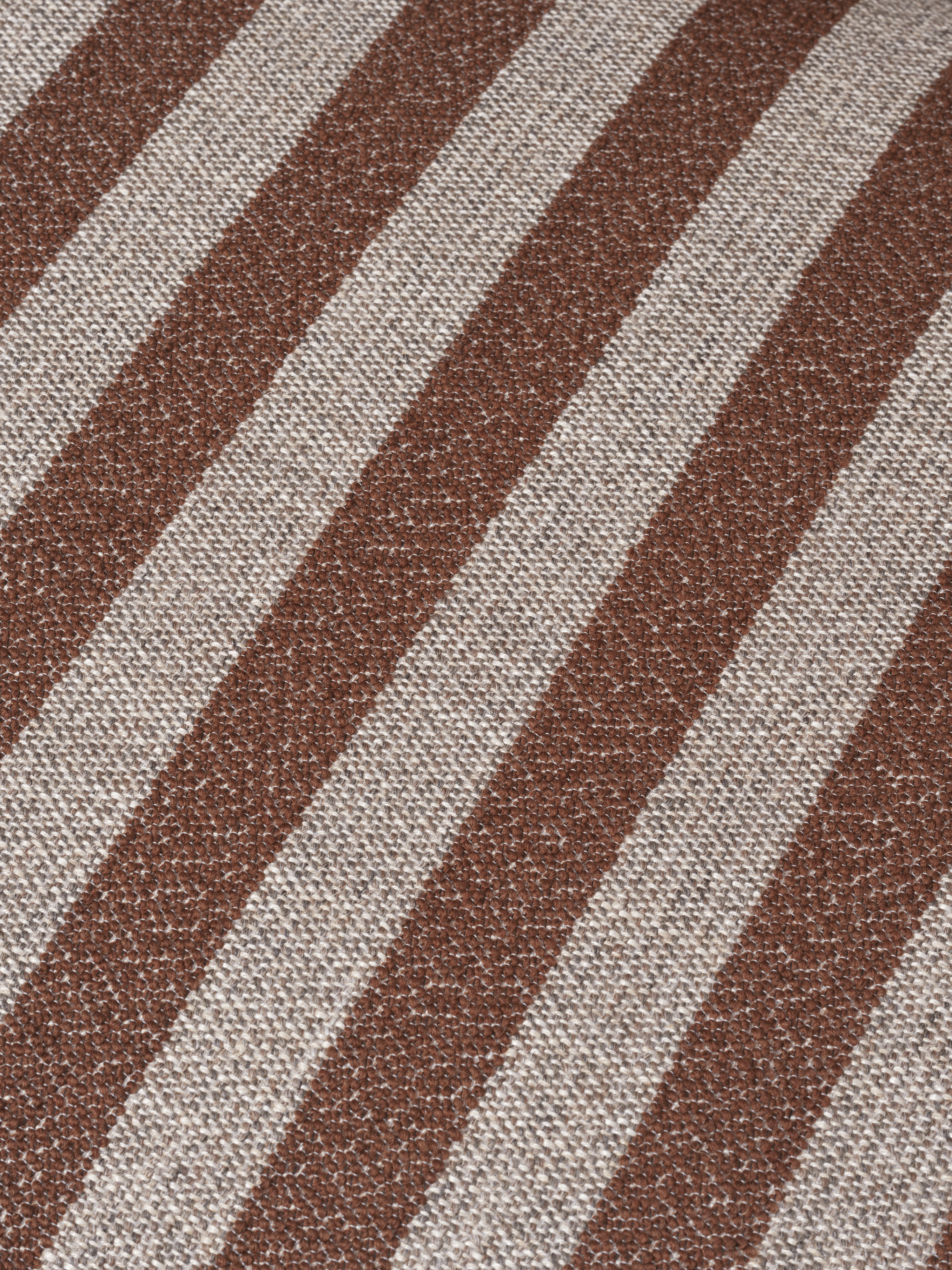 Fauteuil RICO LOUNGE Louisiana chocolade met zandkleur