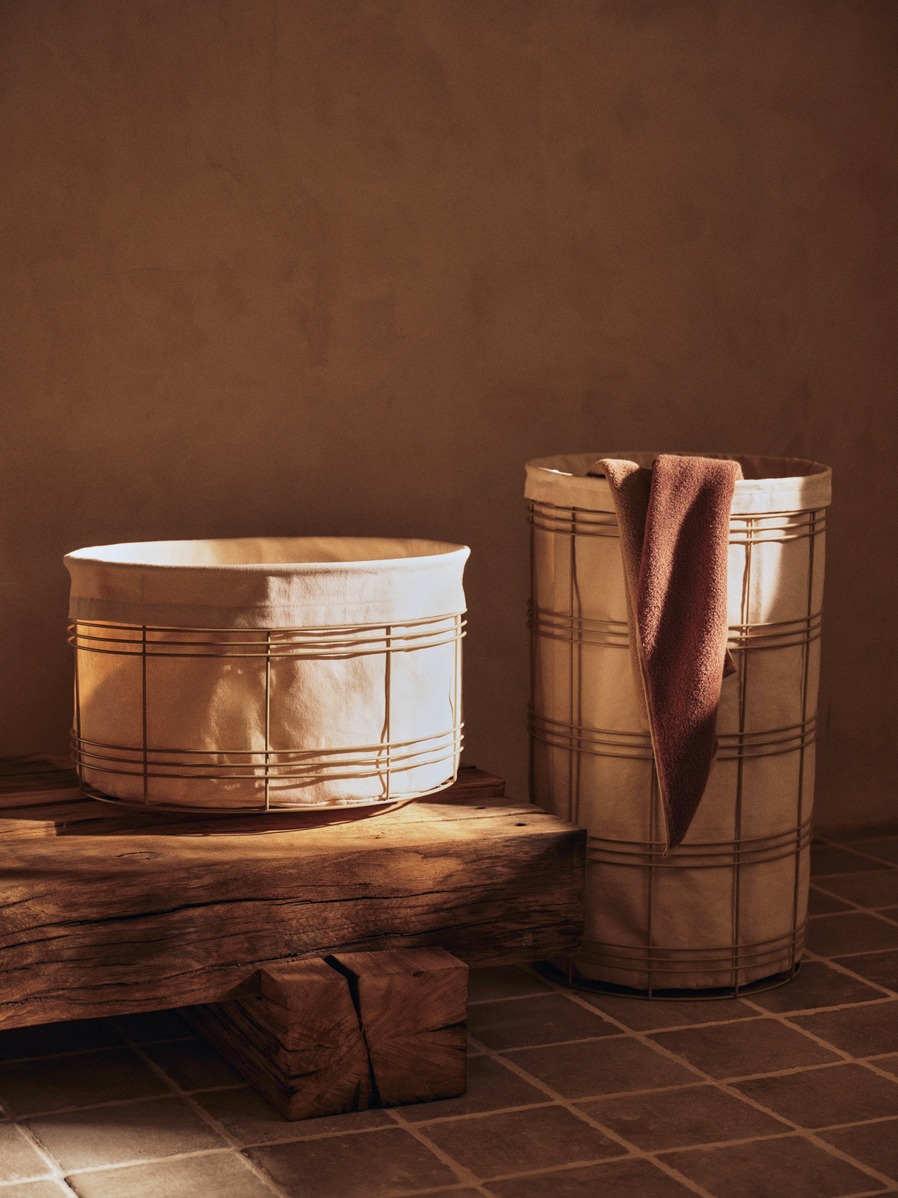 Wasmand FIO beige