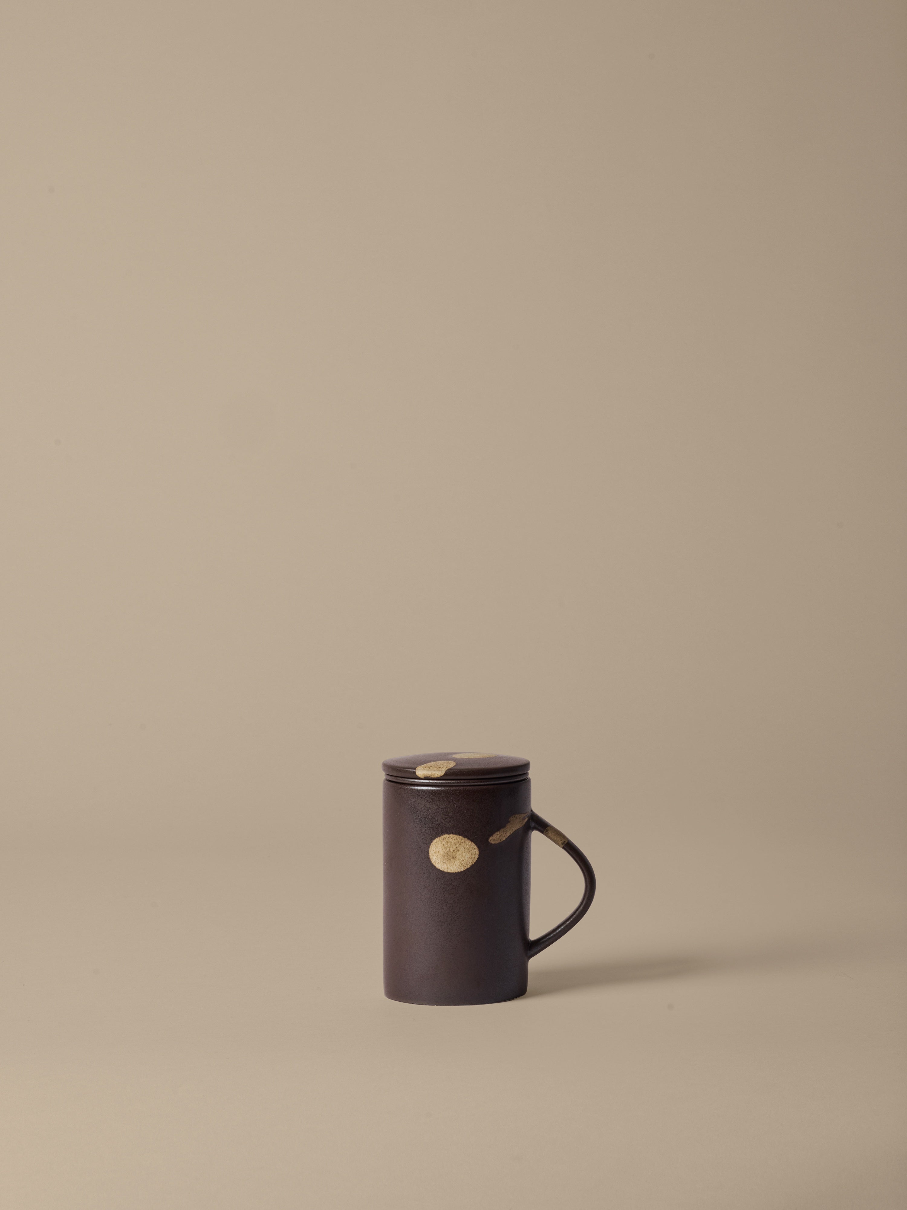 Kaffeebecher mit Deckel KOYO dunkelbraun