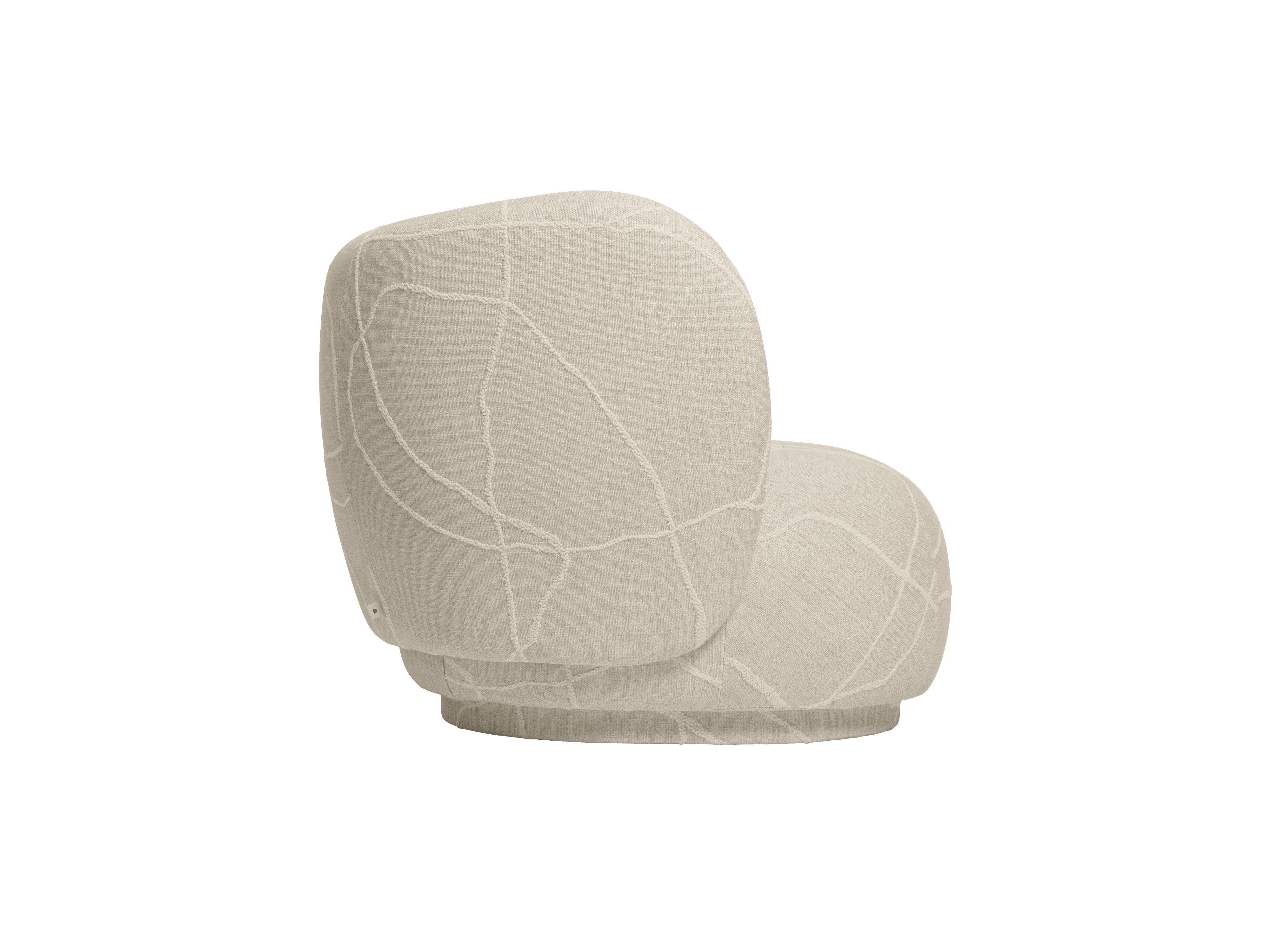 RICO Can Lis Modular Sofa - Left-End Element in Sand with White