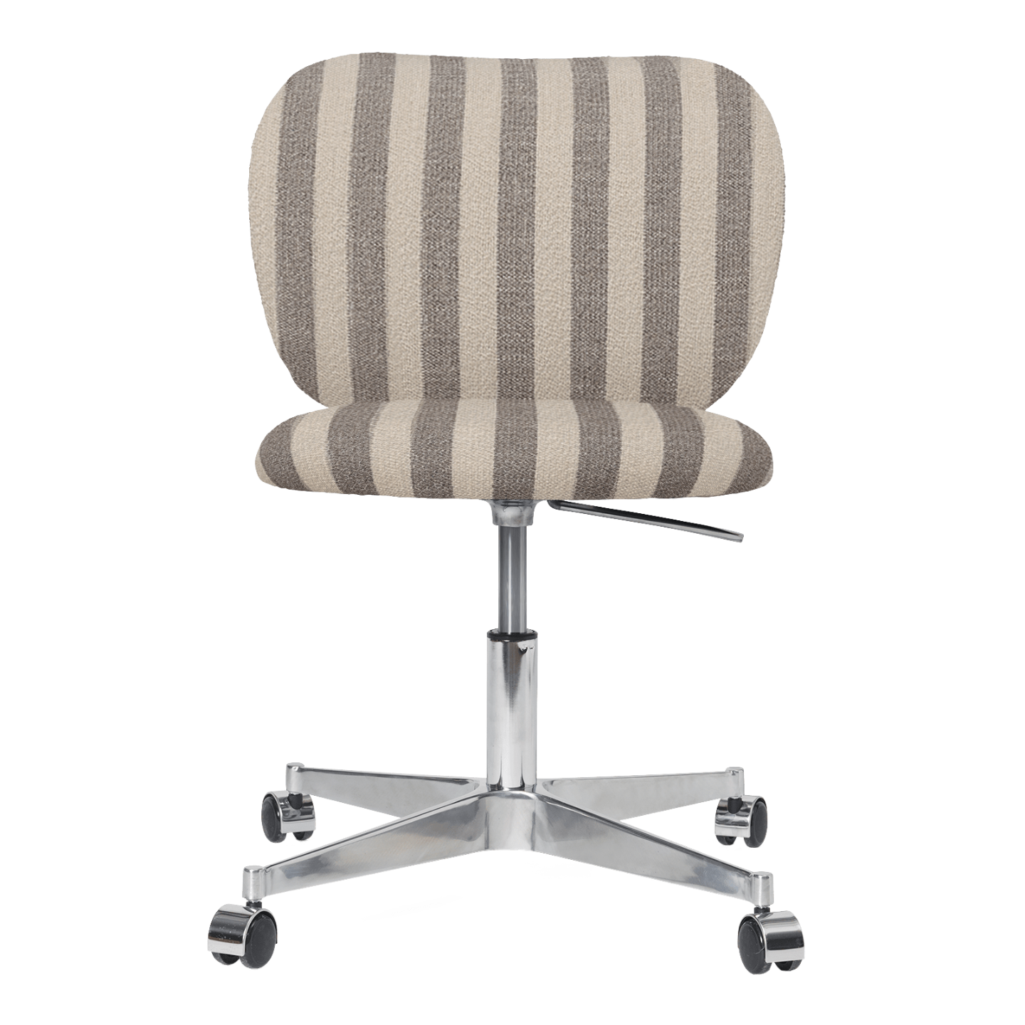 Bürostuhl mit Rollenbasis RICO CASTORS Louisiana sandfarben mit gebrochenem Weiß