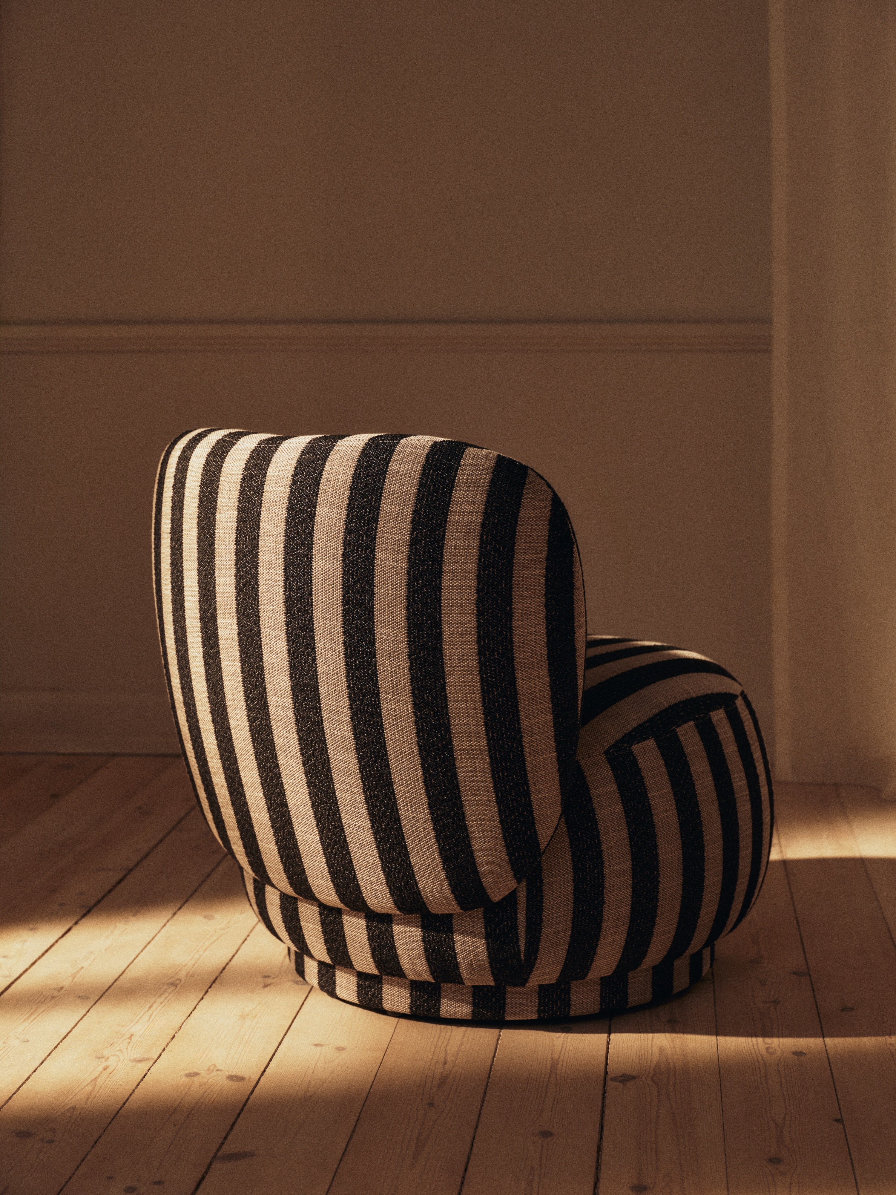 Fauteuil RICO PICCOLO Louisiana zwart met zandkleur