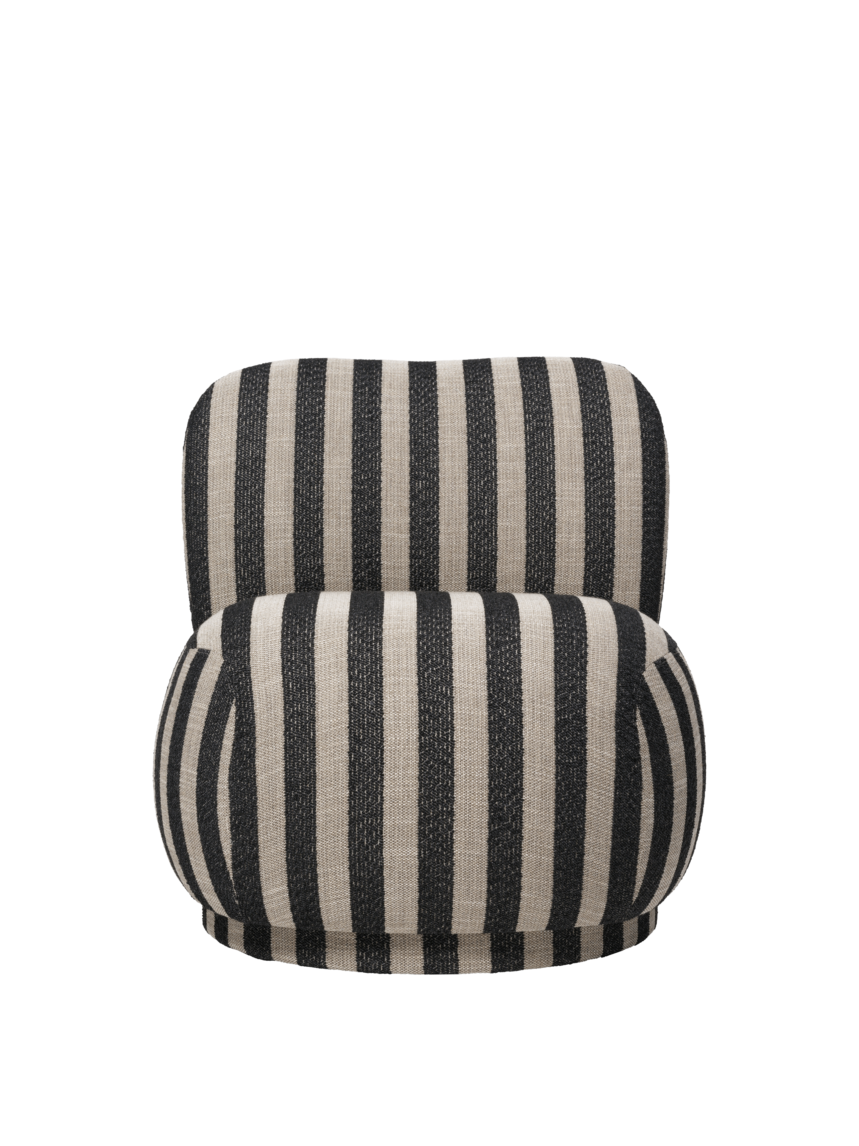 Fauteuil RICO PICCOLO Louisiana zwart met zandkleur