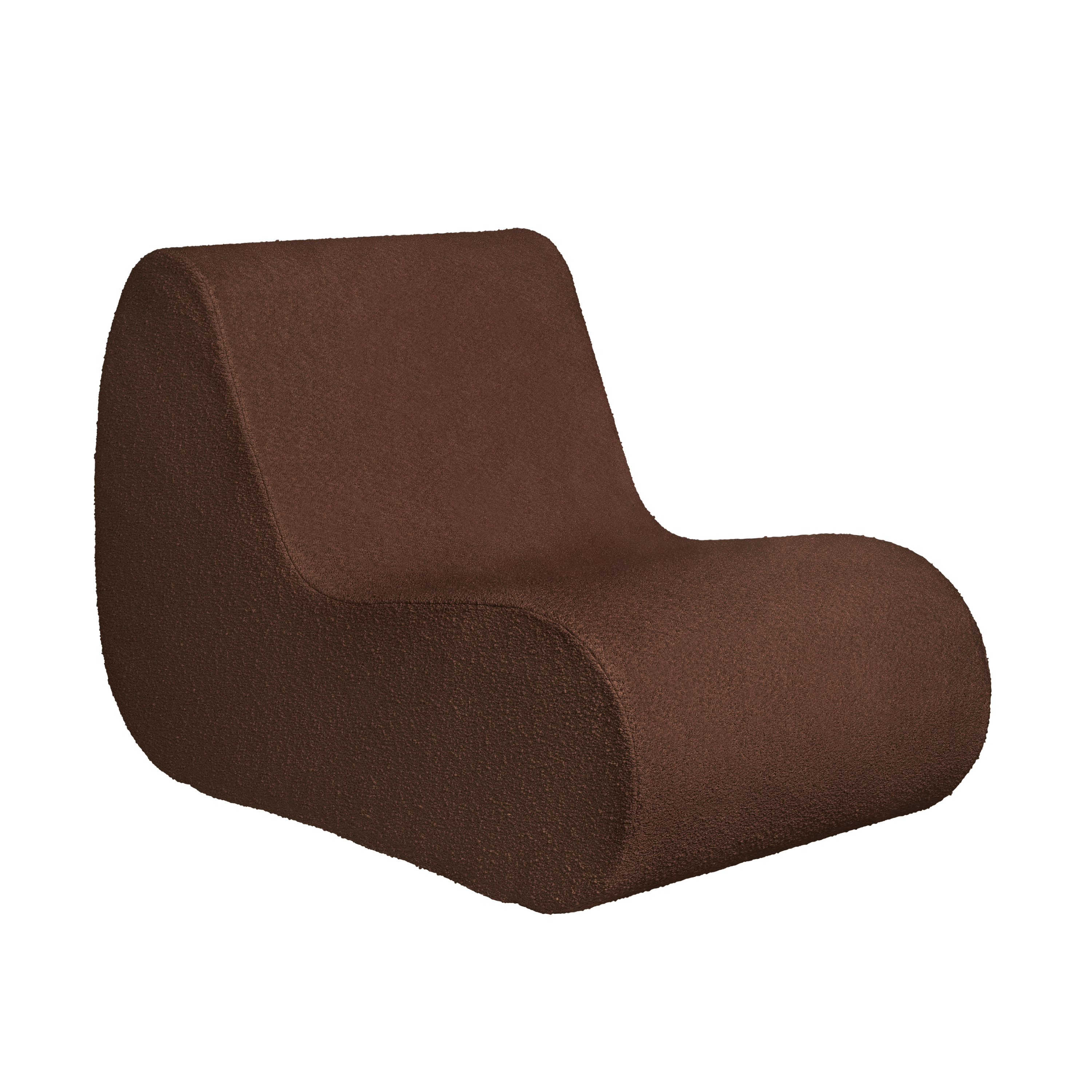 Moduł / fauteuil ROULI bruin boucle