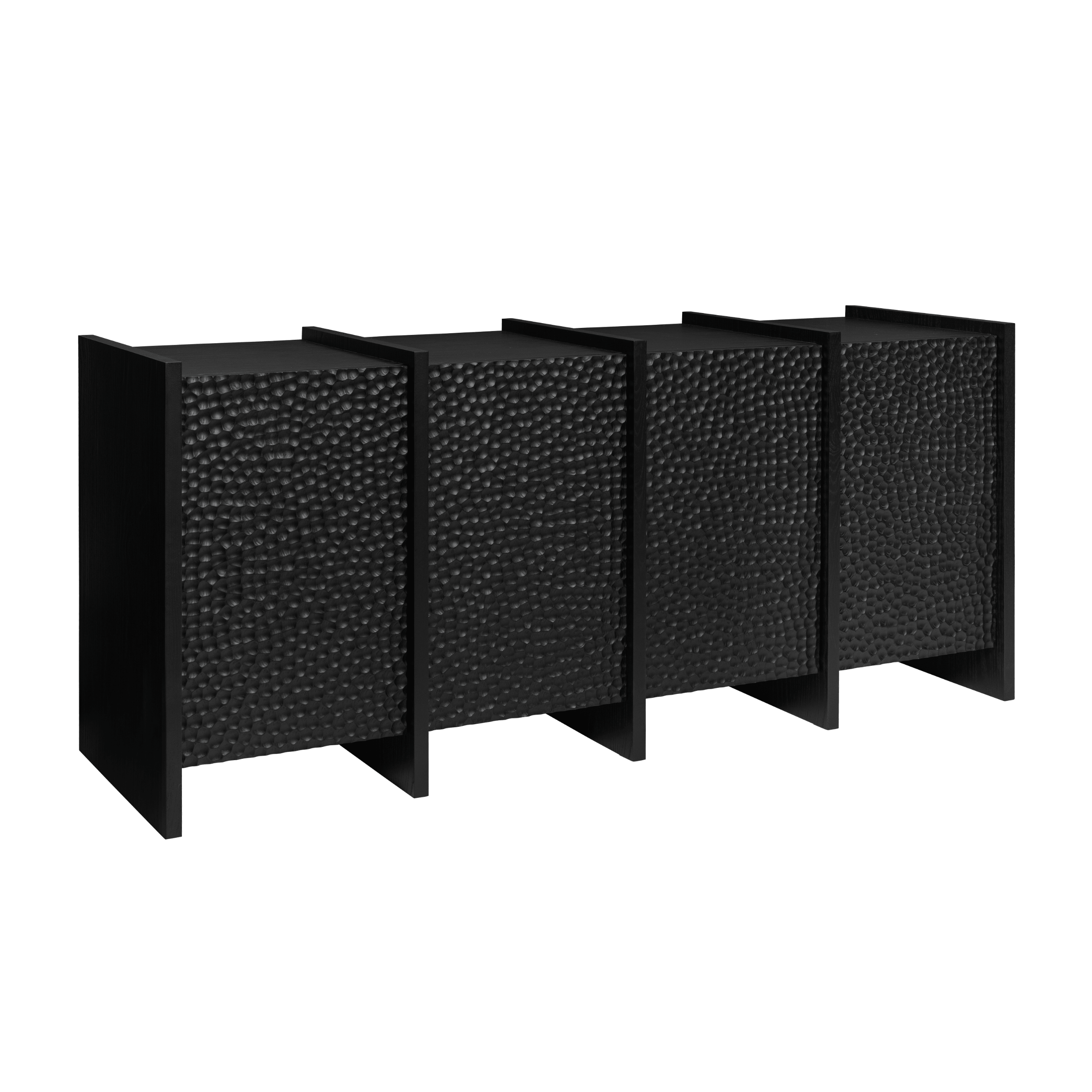Commode SCARNI zwart essenhout