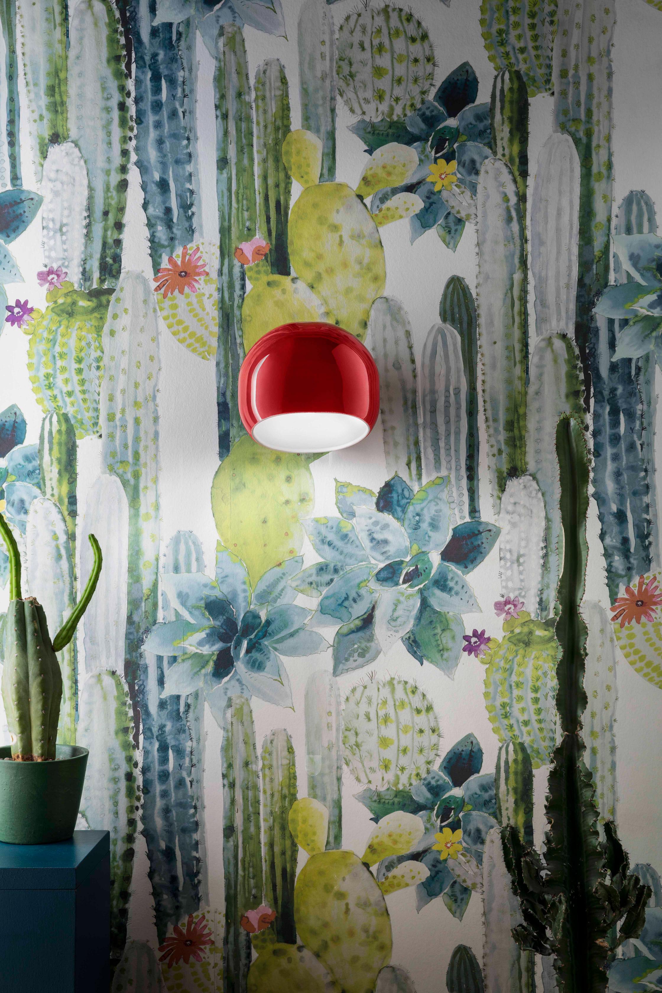 Wandlamp keramisch AYRTON rood