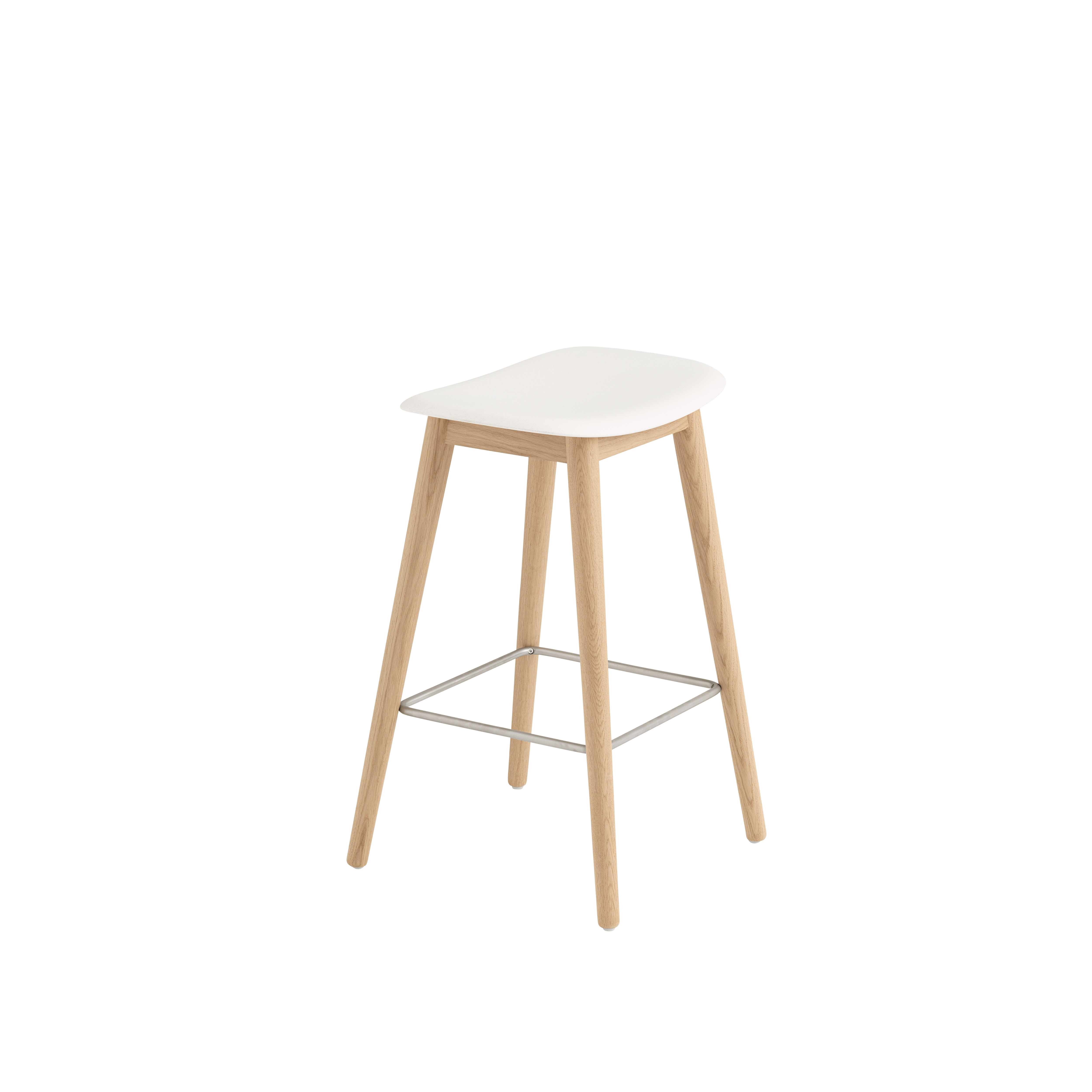 Gepersonaliseerde FIBER kruk met houten basis