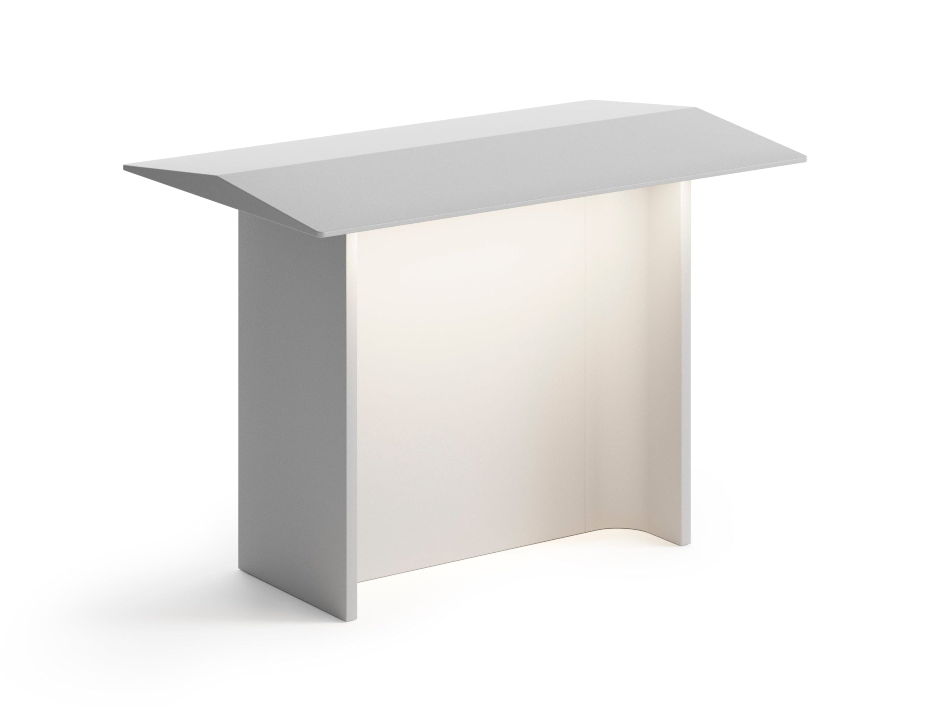 Buiten vloerlamp FIENILE lichtgrijs