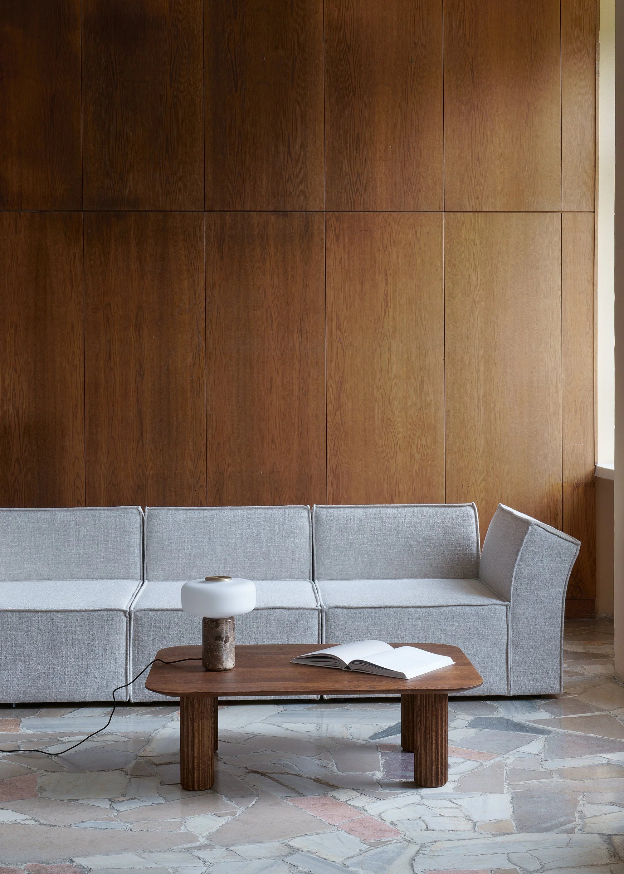 Salontafel FILAR donker eikenhout