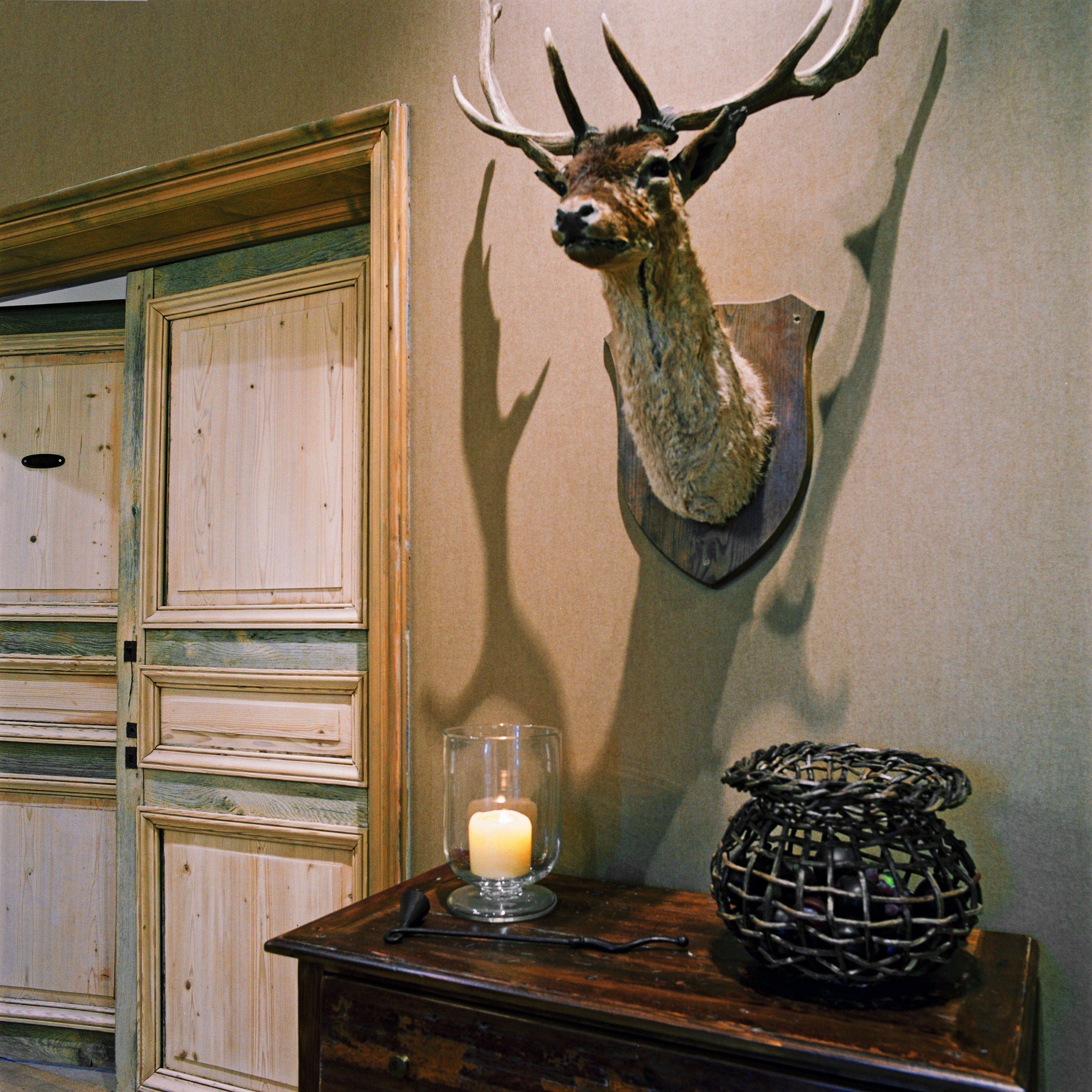 Structuurverf die canvas imiteert LIN bordeauxrood