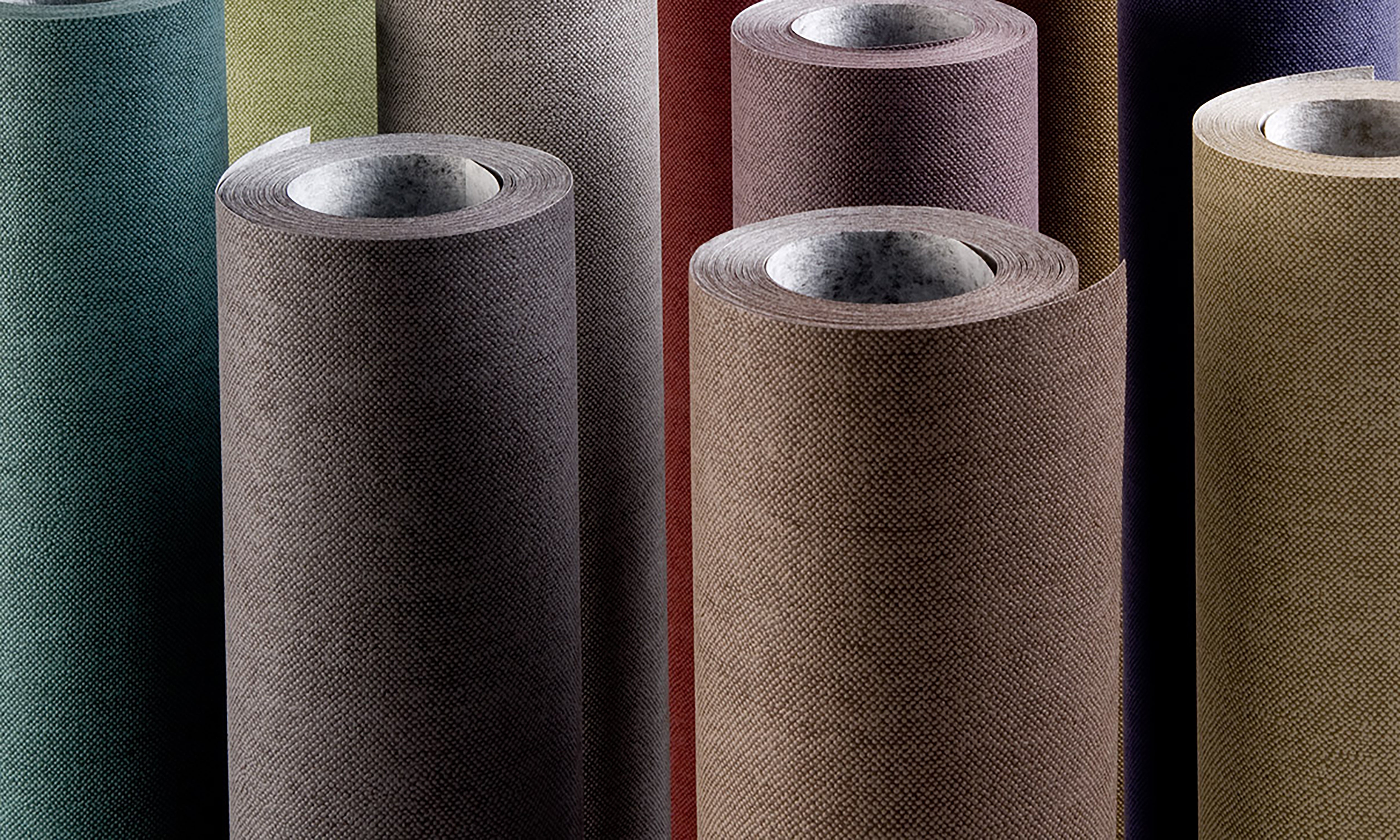 Structuurverf die canvas imiteert LIN bordeauxrood