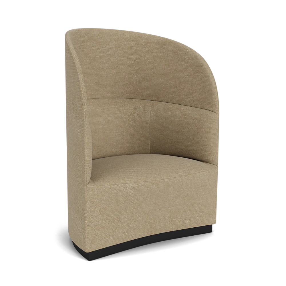 TEAROOM beige high-back armchair