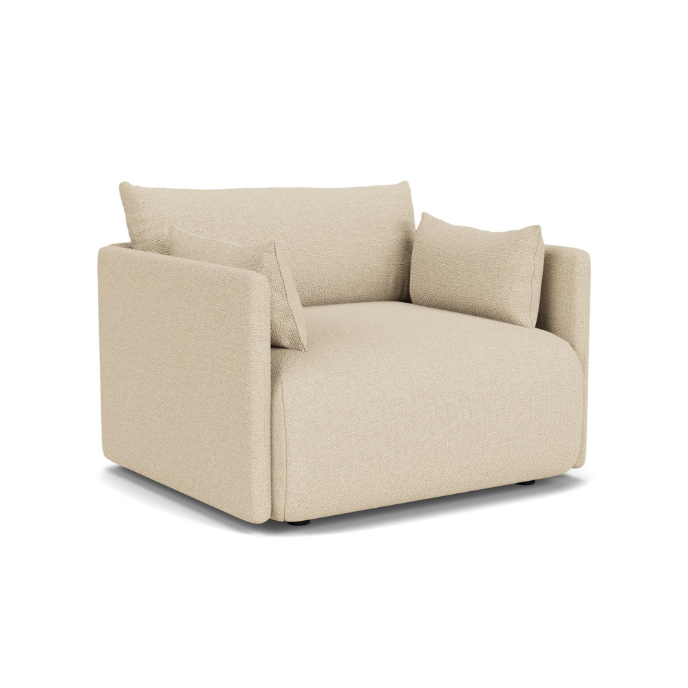 OFFSET light beige armchair