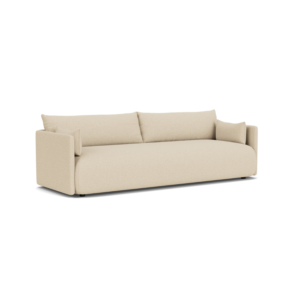 3-seater OFFSET sofa light beige