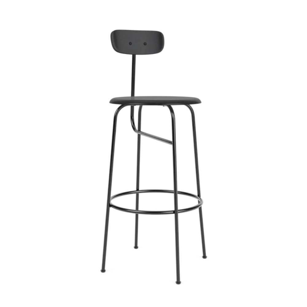 Hocker AFTEROOM schwarz Eschenfurnier