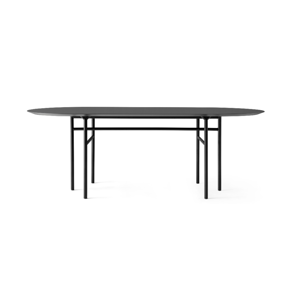 Oval table SNAREGADE black oak veneer