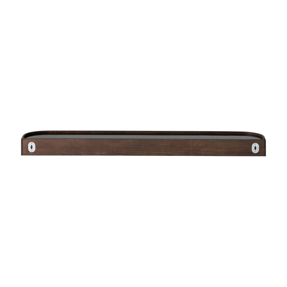 Wall shelf with hanger EPOCH dark oak veneer