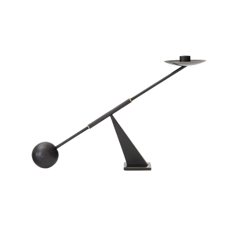 Kerzenhalter INTERCONNECT brüniertes Messing