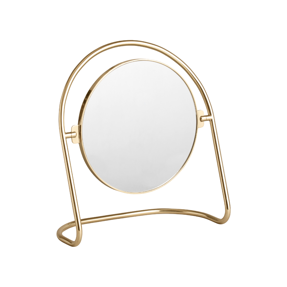 NIMBUS Polished Brass Table Mirror