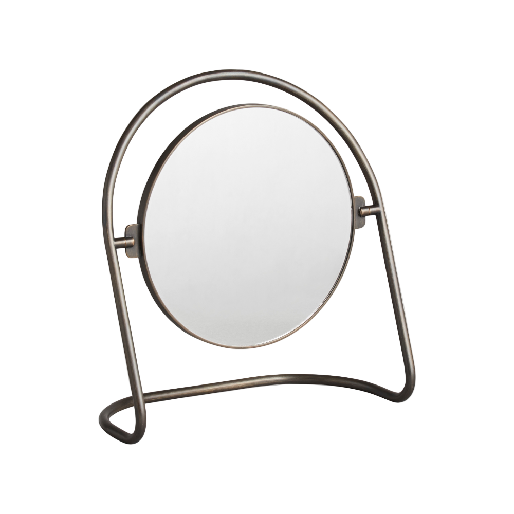 Tischspiegel NIMBUS brüniertes Messing