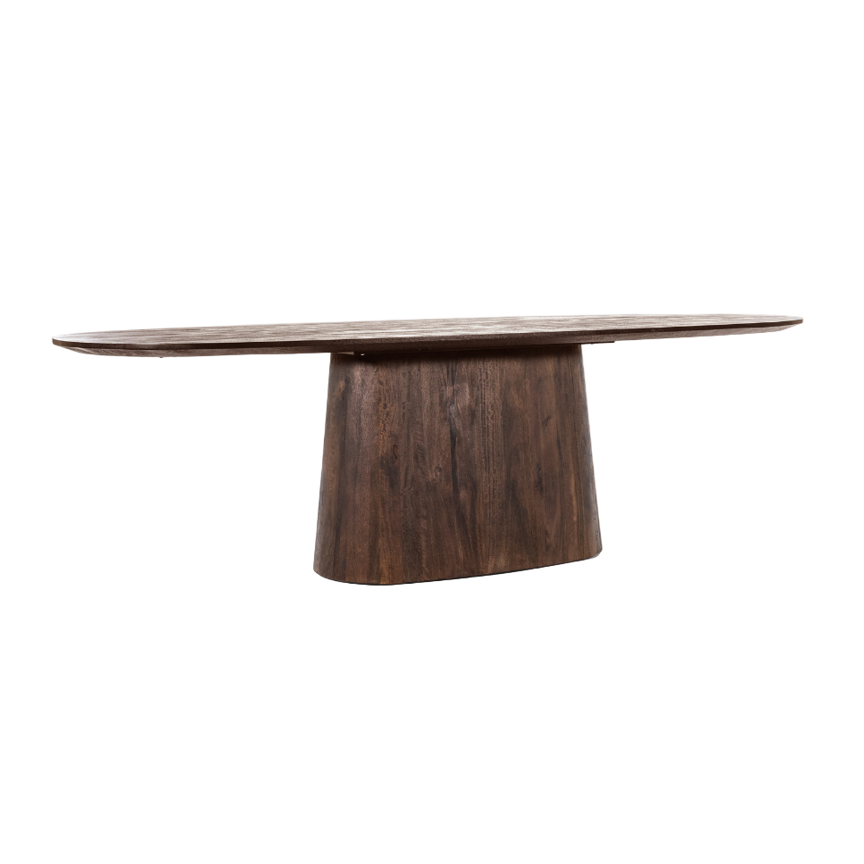 Ovale tafel ARON van mango-hout