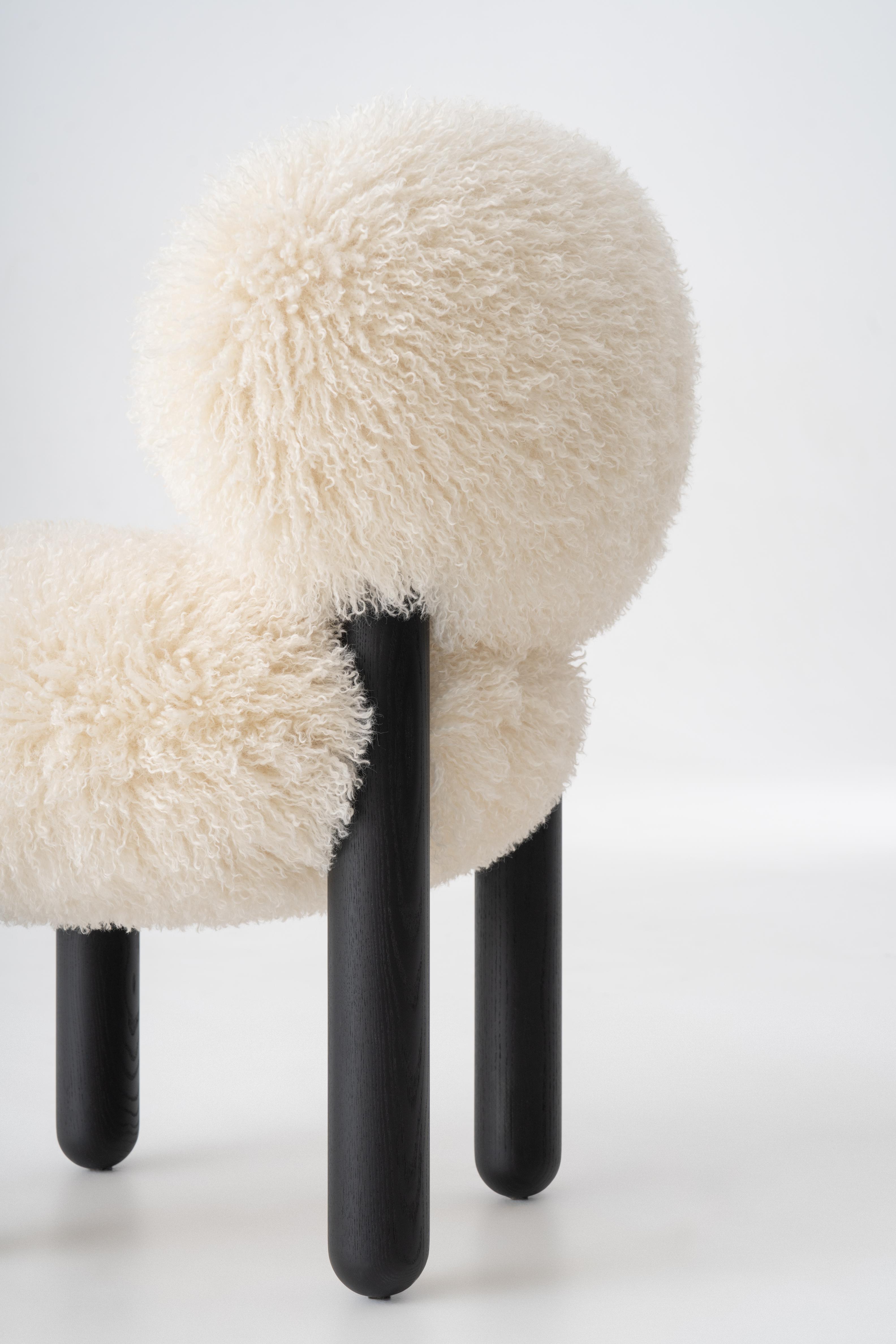 FLOCK CS2 Stoel - FLUFFY EDITIE kunstbont