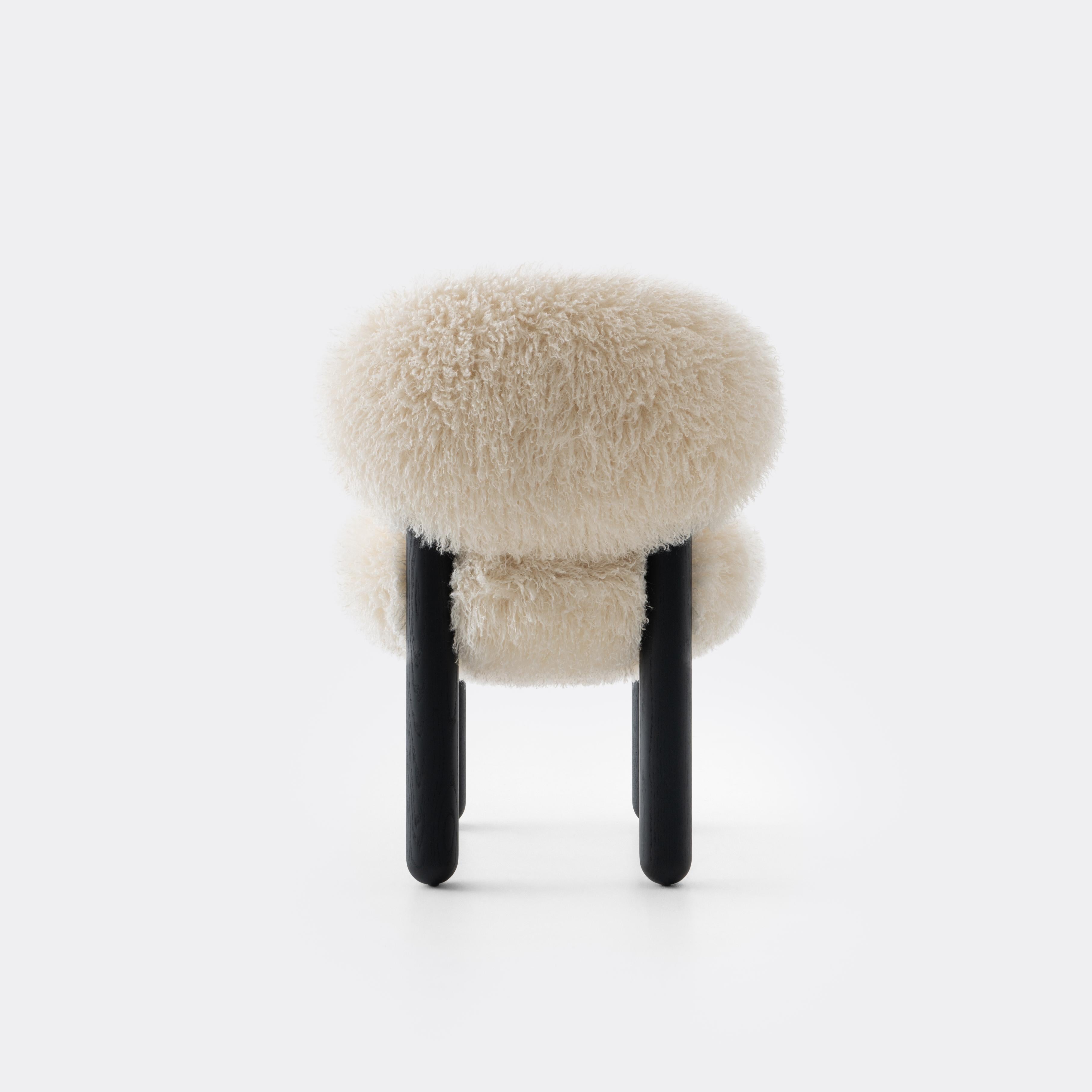 FLOCK CS2 Stoel - FLUFFY EDITIE kunstbont