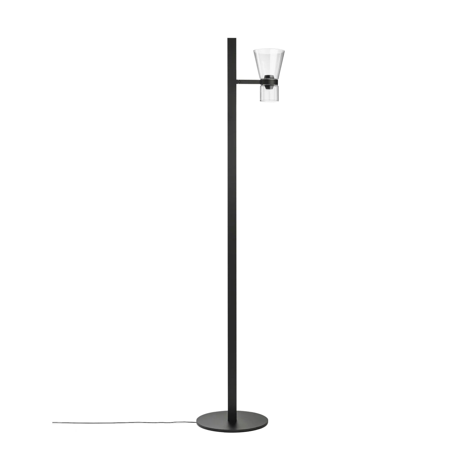 Vloerlamp NOCTURNE F1 CONE zwart